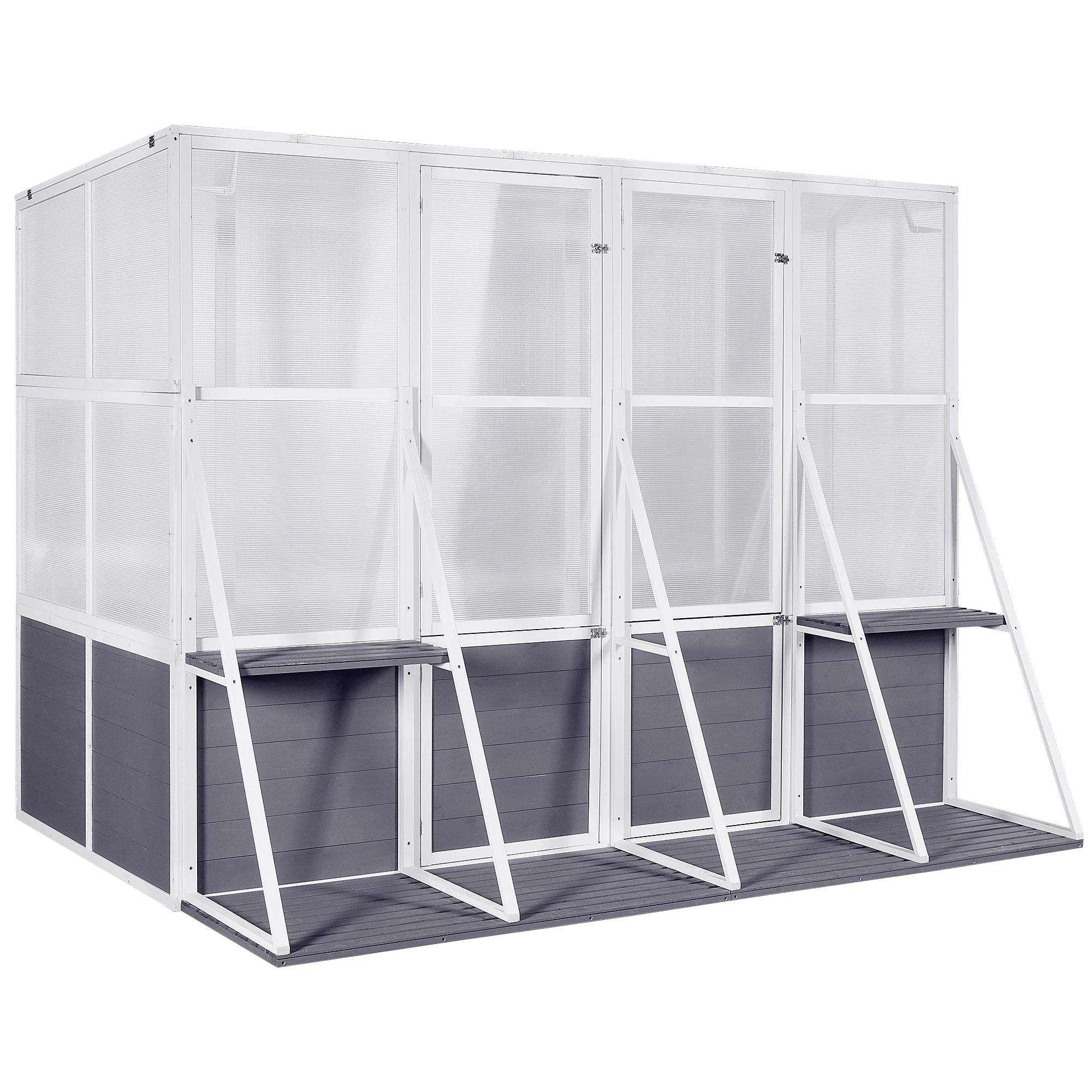 Heavy Duty Wooden Outdoor Greenhouse - Image 2