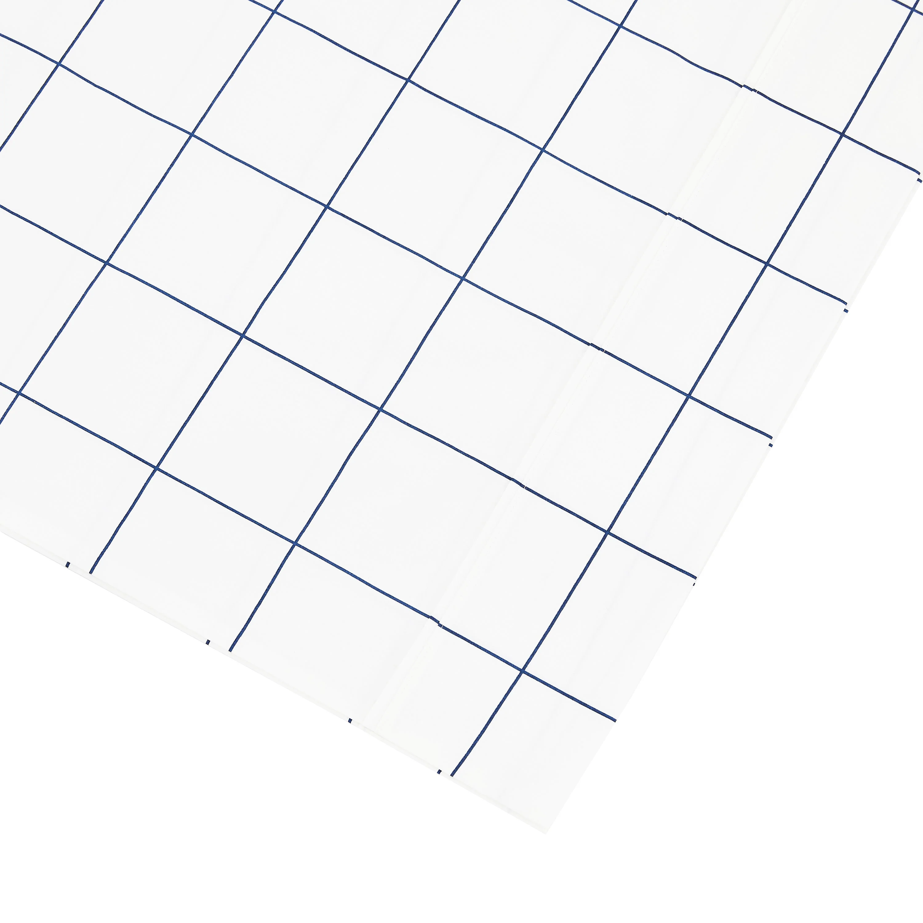 Grid Printed Cotton Percale Pillowcases - Image 8