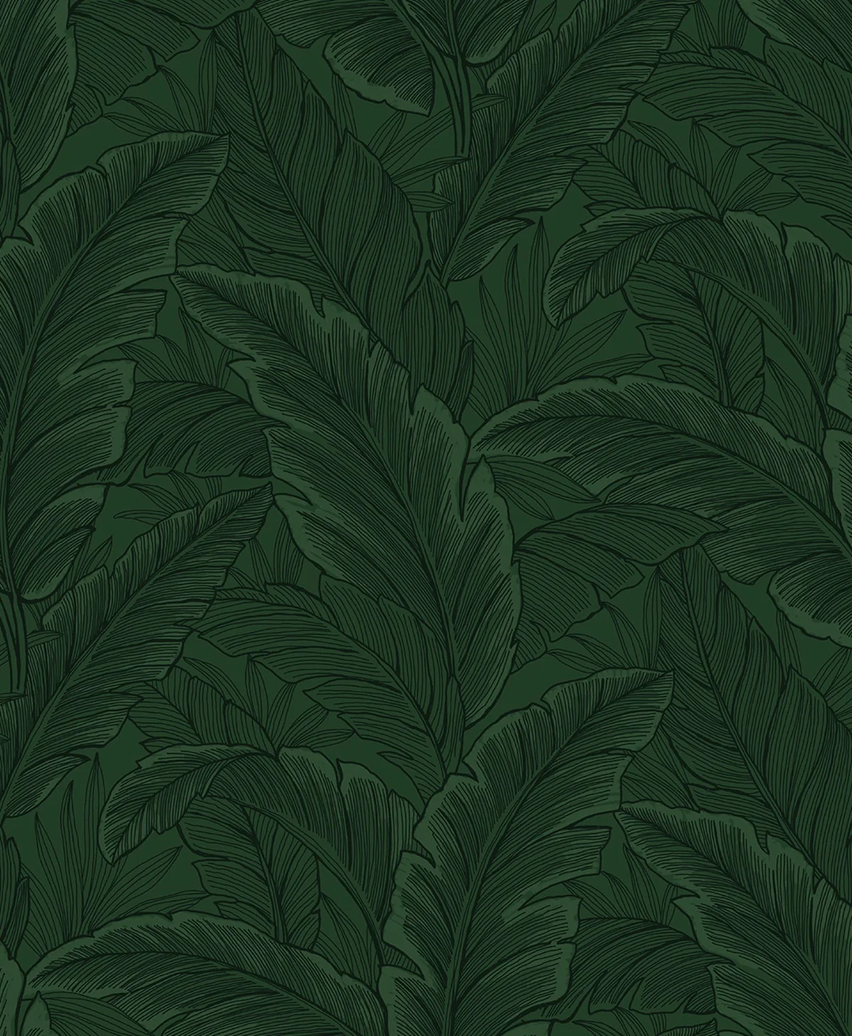 Gulf Tropical Leaves Botanical Unpasted Wallpaper - Image 7