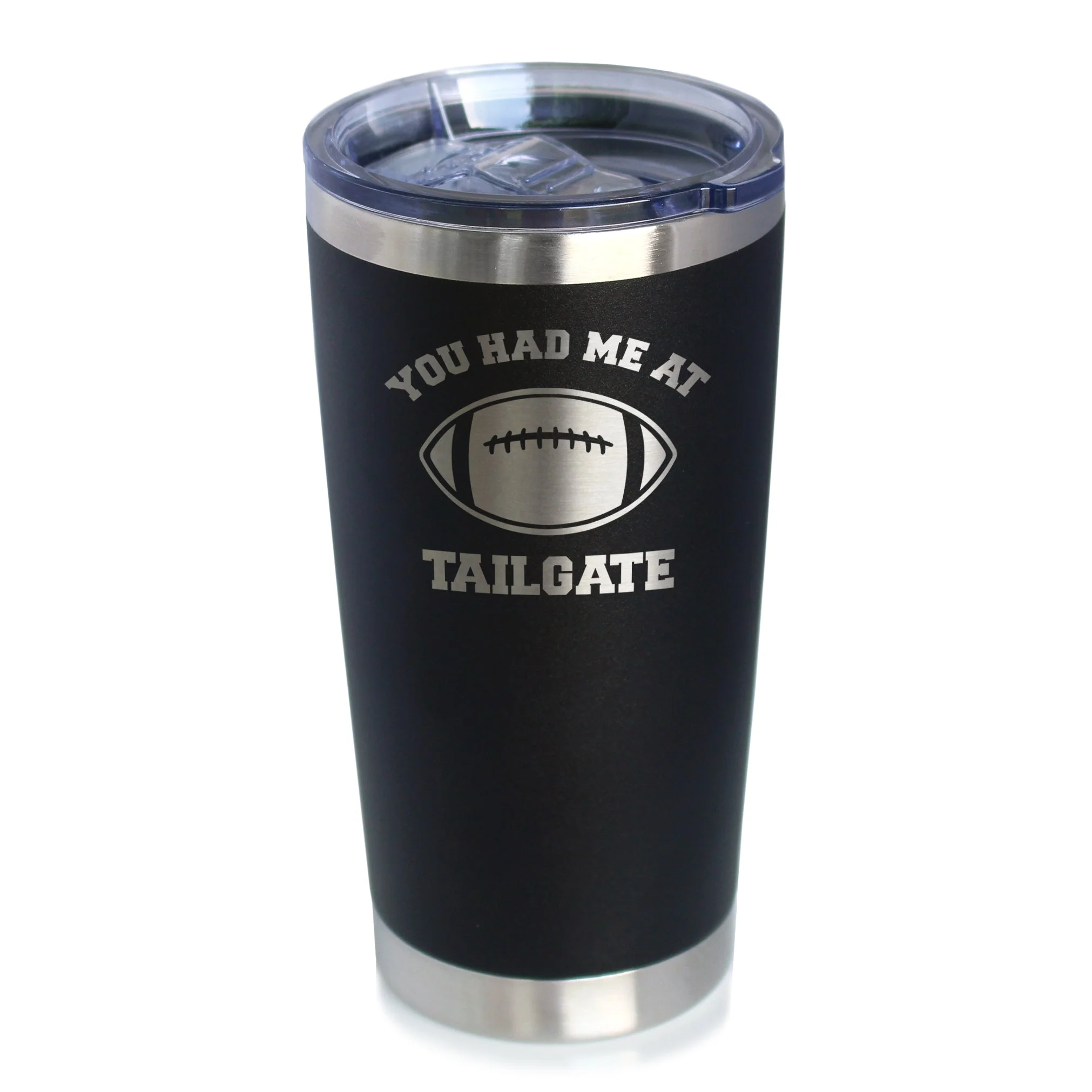 Had Me At Tailgate - Insulated Coffee Tumbler Cup with Sliding Lid - Image 3