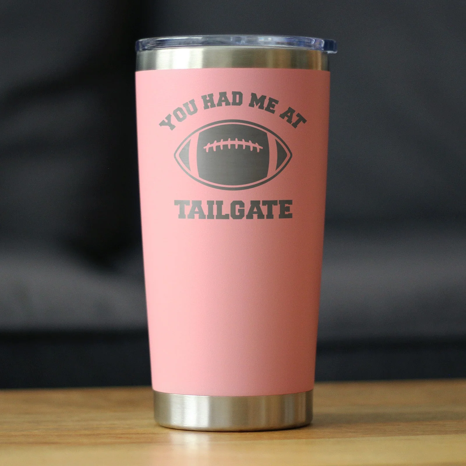 Had Me At Tailgate - Insulated Coffee Tumbler Cup with Sliding Lid - Image 6