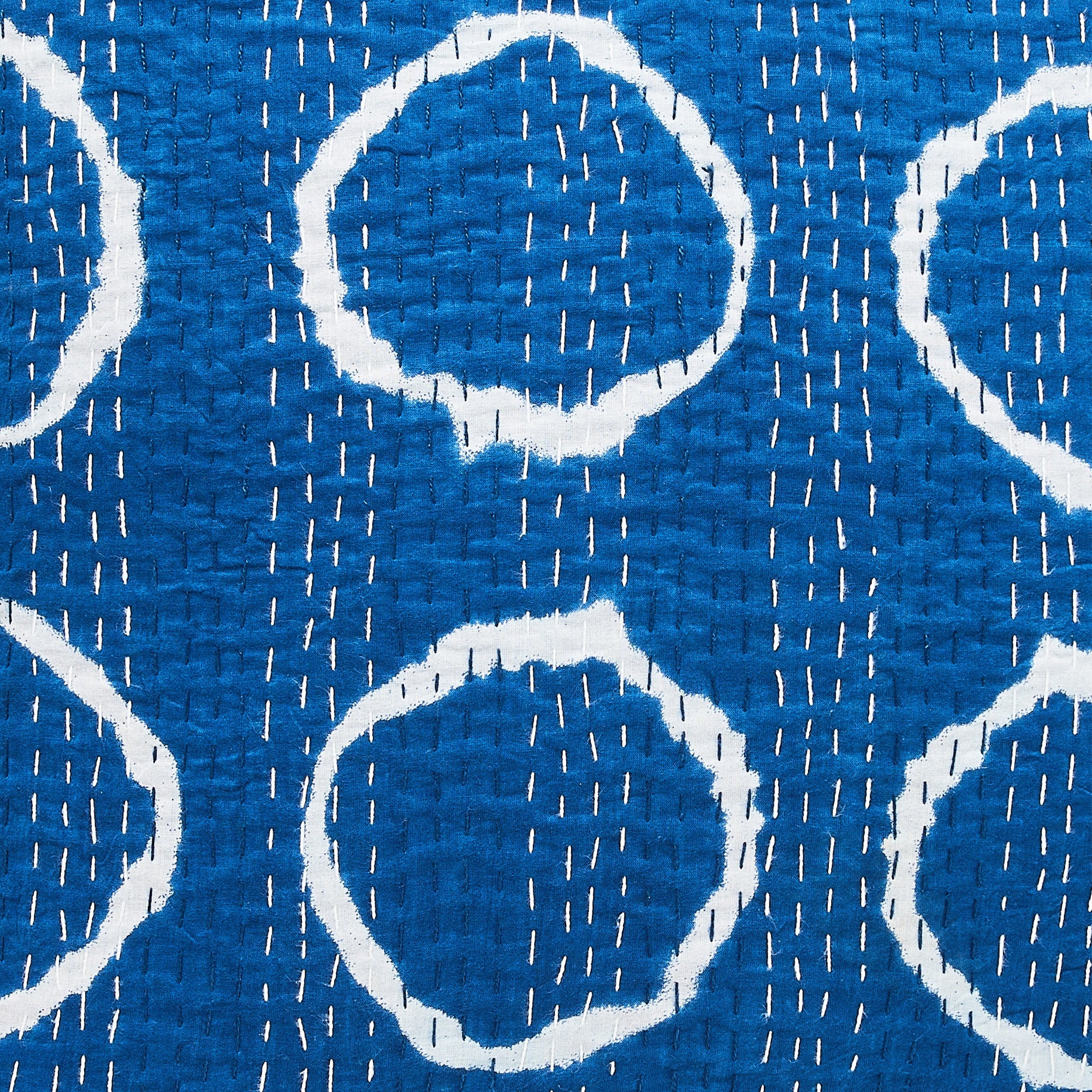 Hand Stitched Block Print Kantha Throws - Image 7