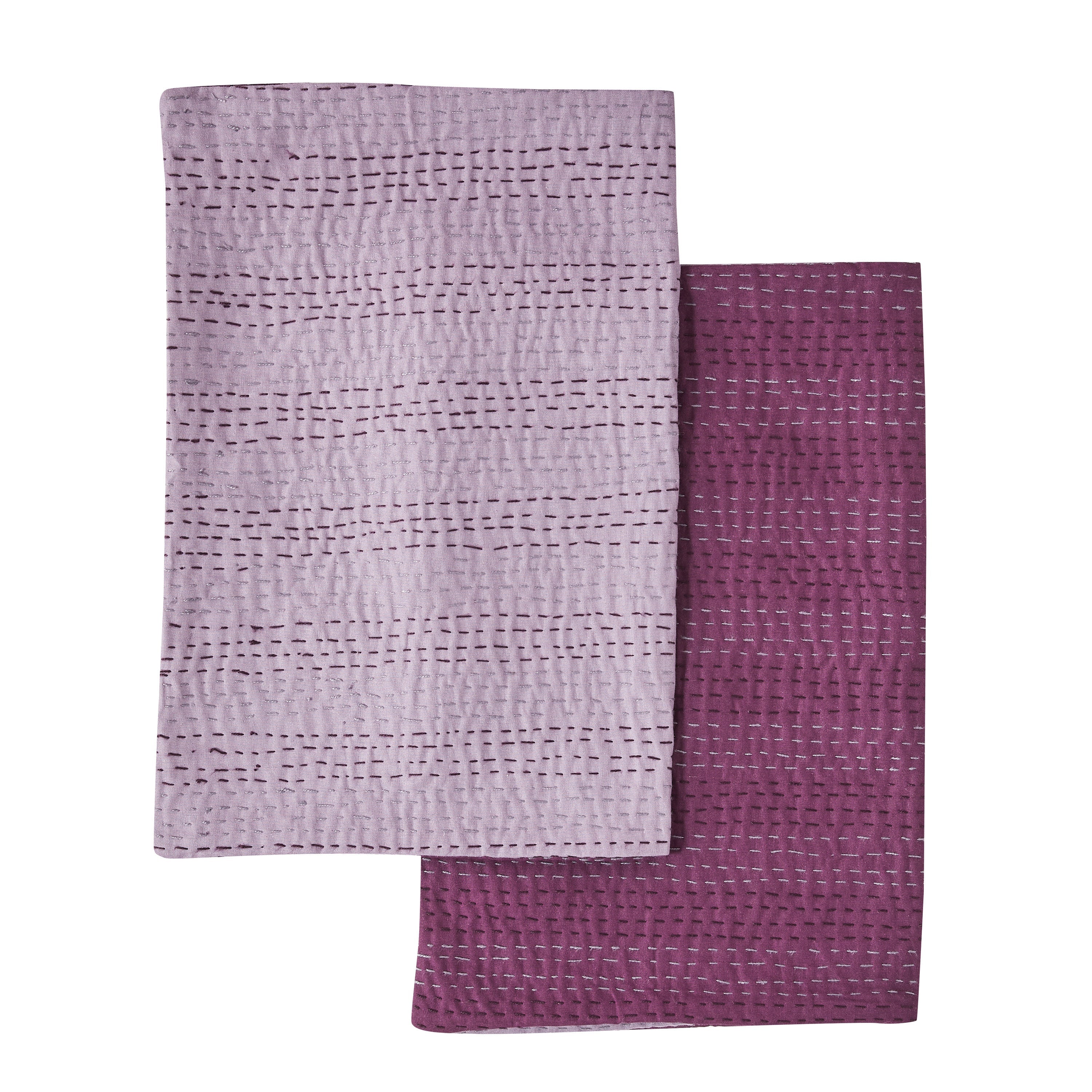 Reversible Kantha Pillow Sham Pairs - Image 10