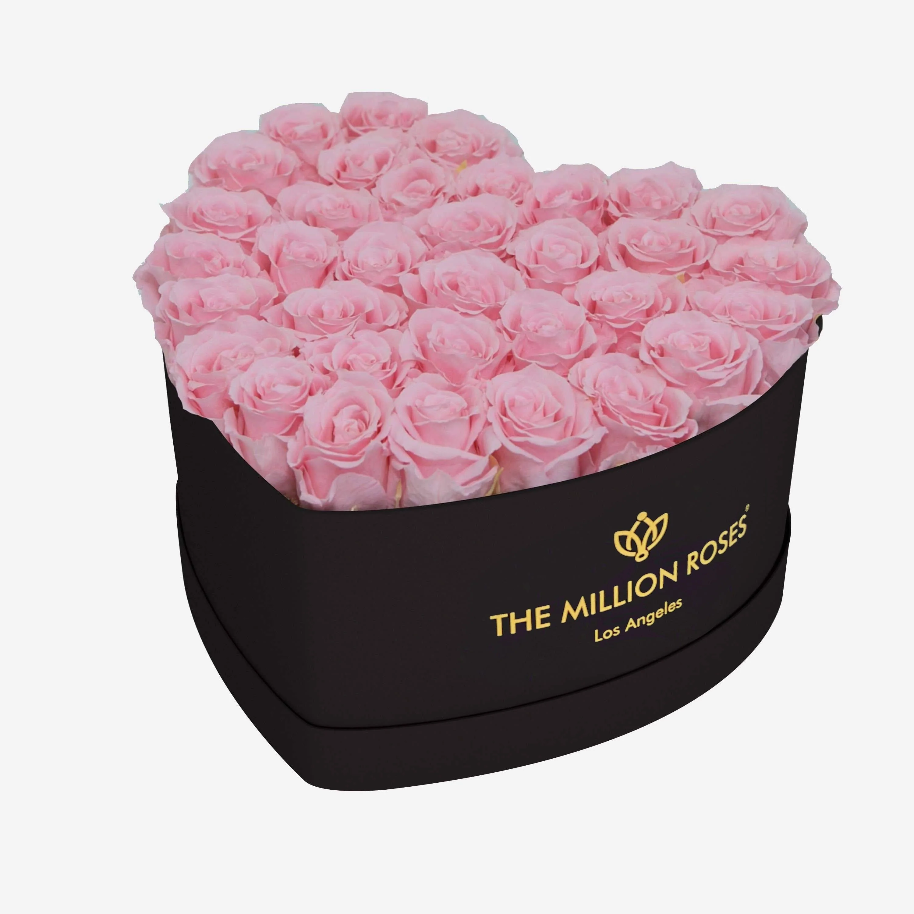 Heart Black Box | Light Pink Roses - Image 3