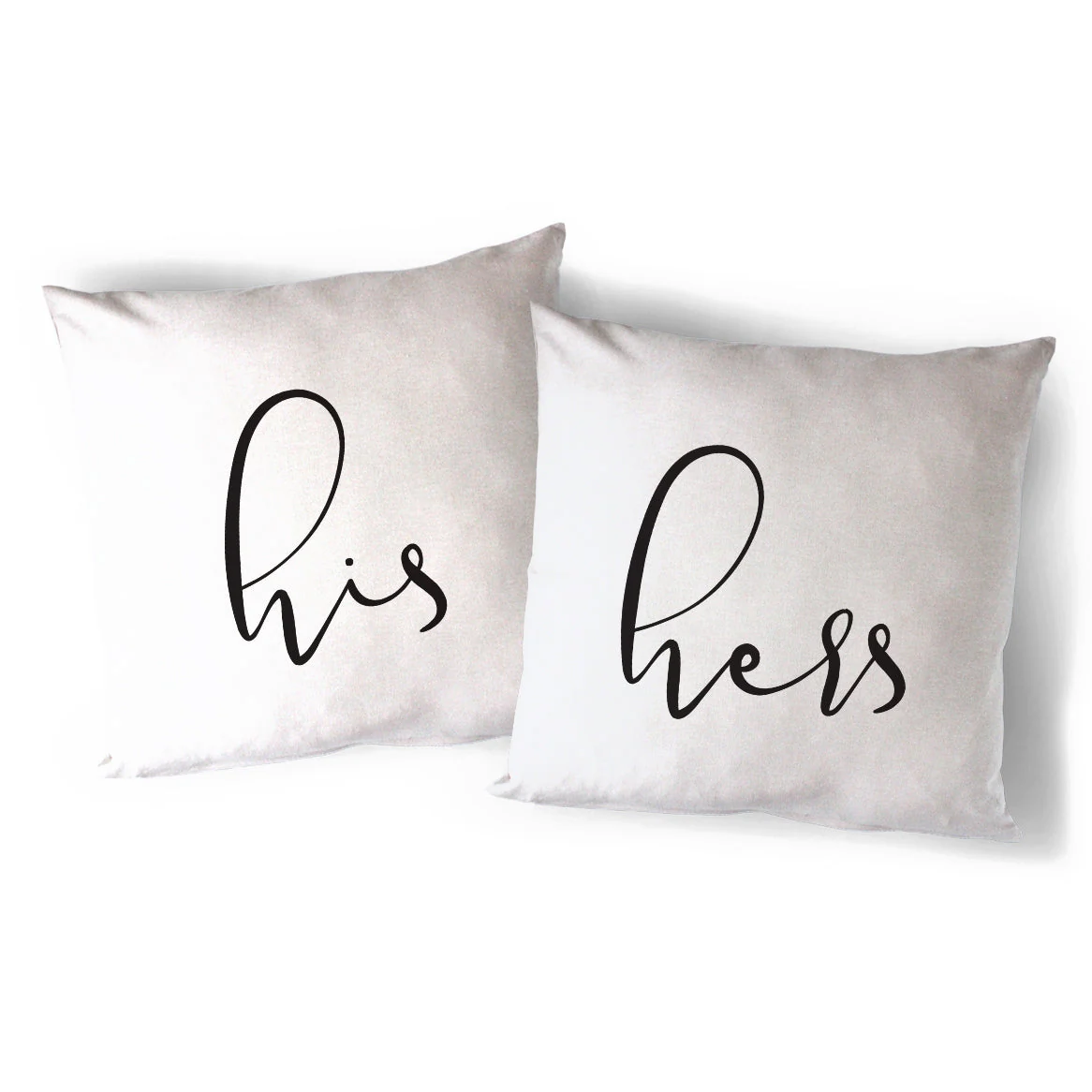 His and Hers Pillow Covers, 2-Pack - Image 3