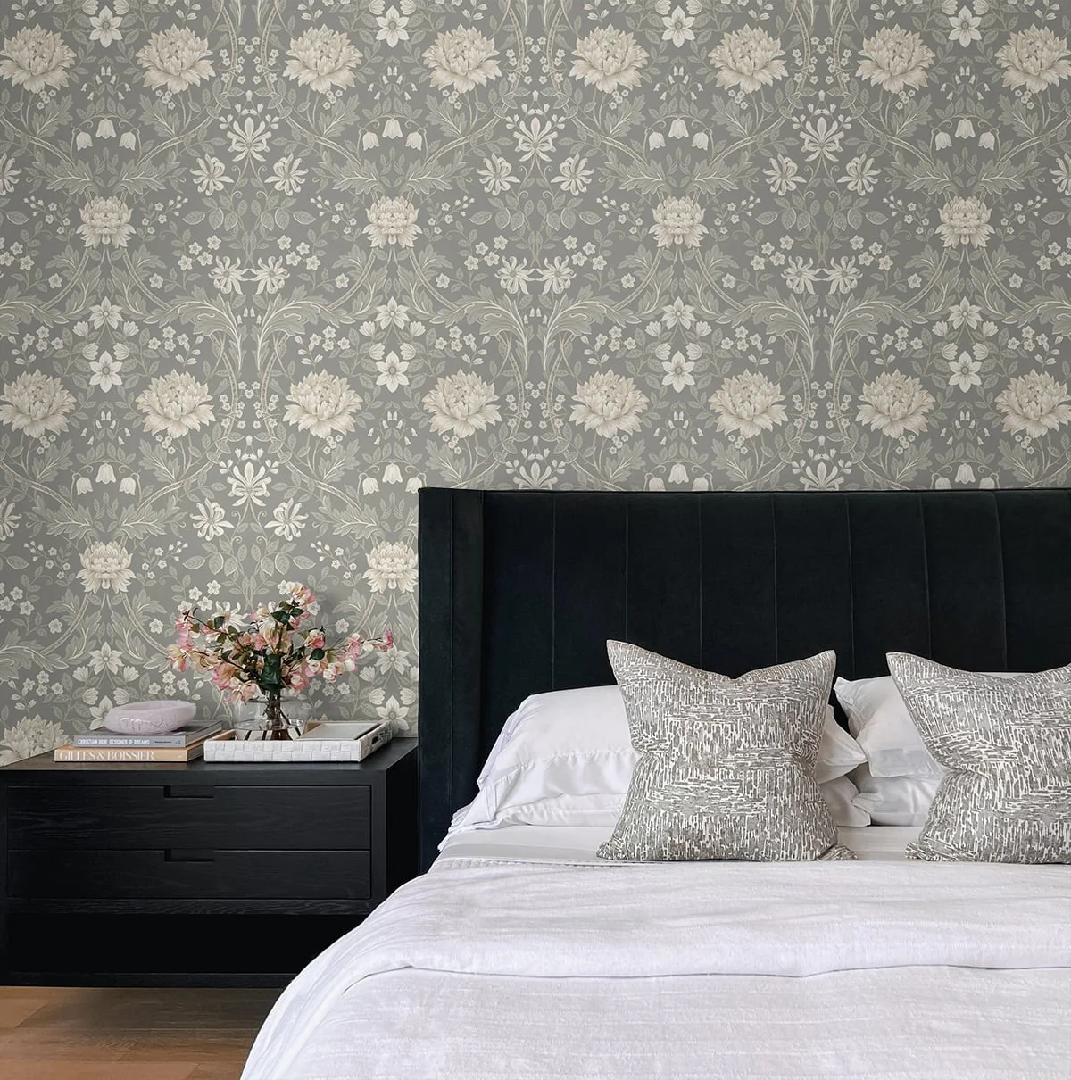 Honeysuckle Trail Floral Premium Peel and Stick Removable Wallpaper - Image 10