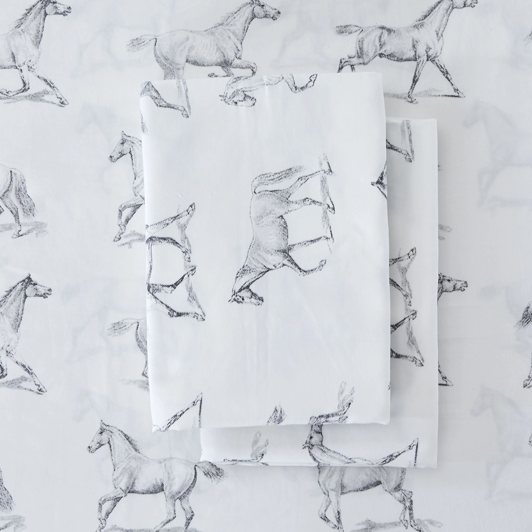 Horses Printed Sheet Set - Image 4