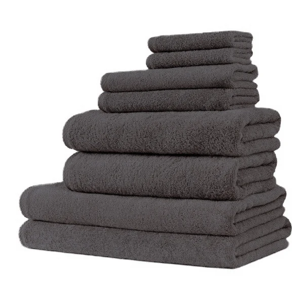 Hospitality Turkish Cotton Hotel Collection Family Towel Set of 8 - Image 15