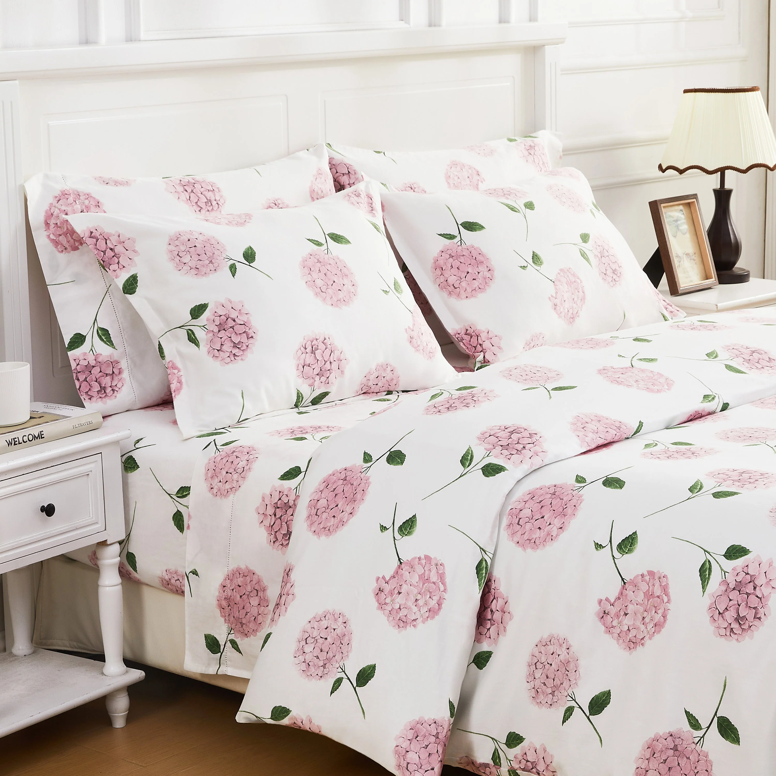 Hydrangea Printed Duvet Set - Image 11