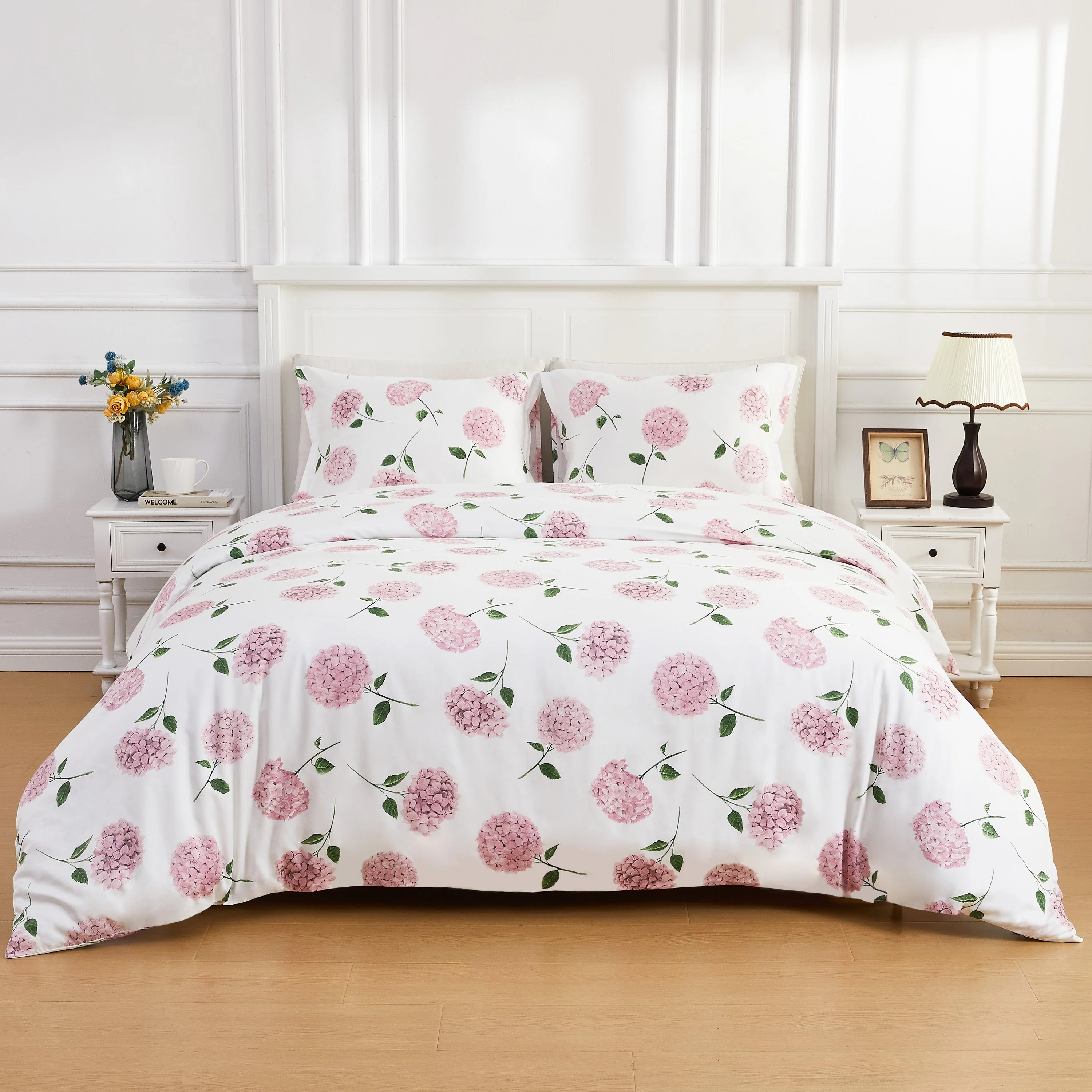Hydrangea Printed Duvet Set - Image 12