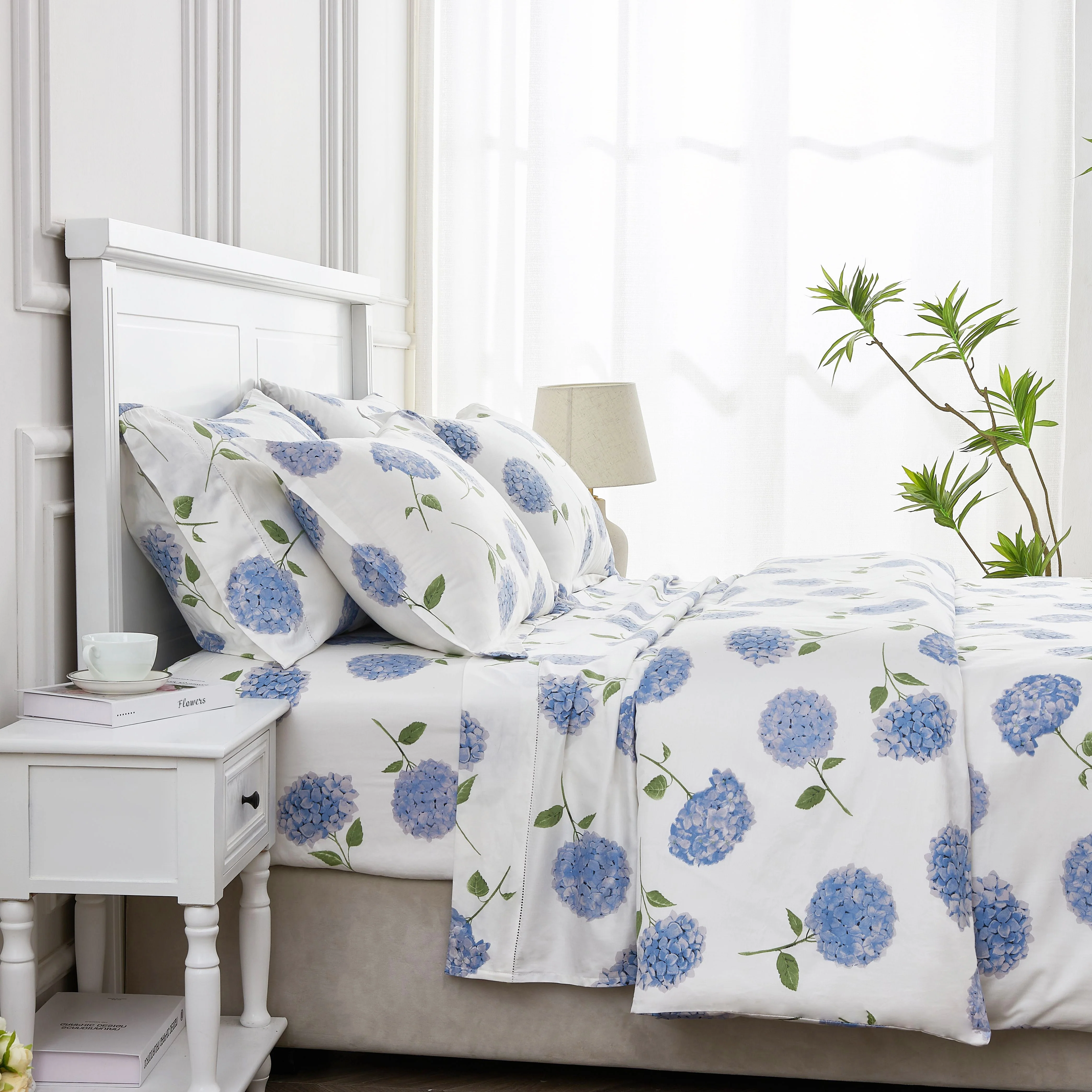 Hydrangea Printed Sheet Set - Image 17