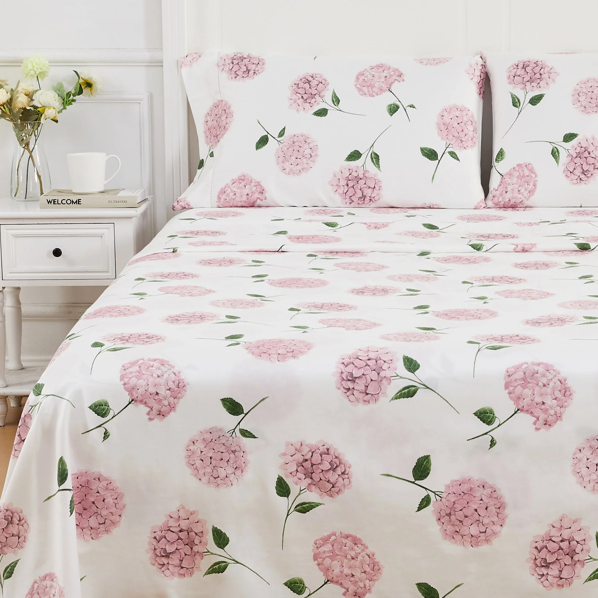 Hydrangea Printed Sheet Set - Image 18