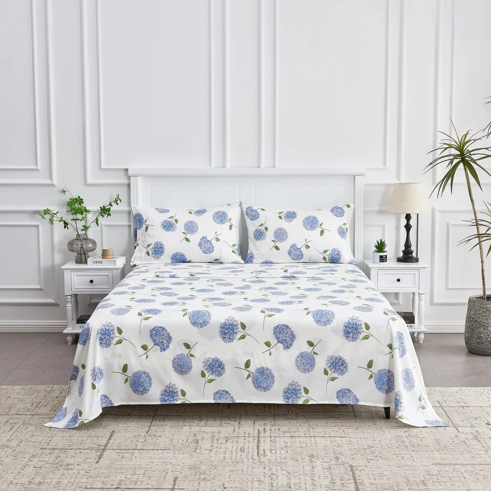 Hydrangea Printed Sheet Set - Image 7