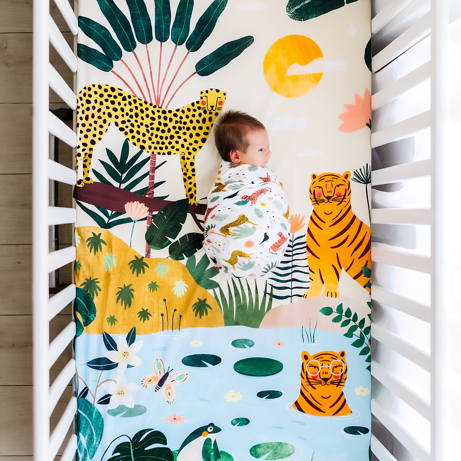 In The Jungle bamboo swaddle - Image 2
