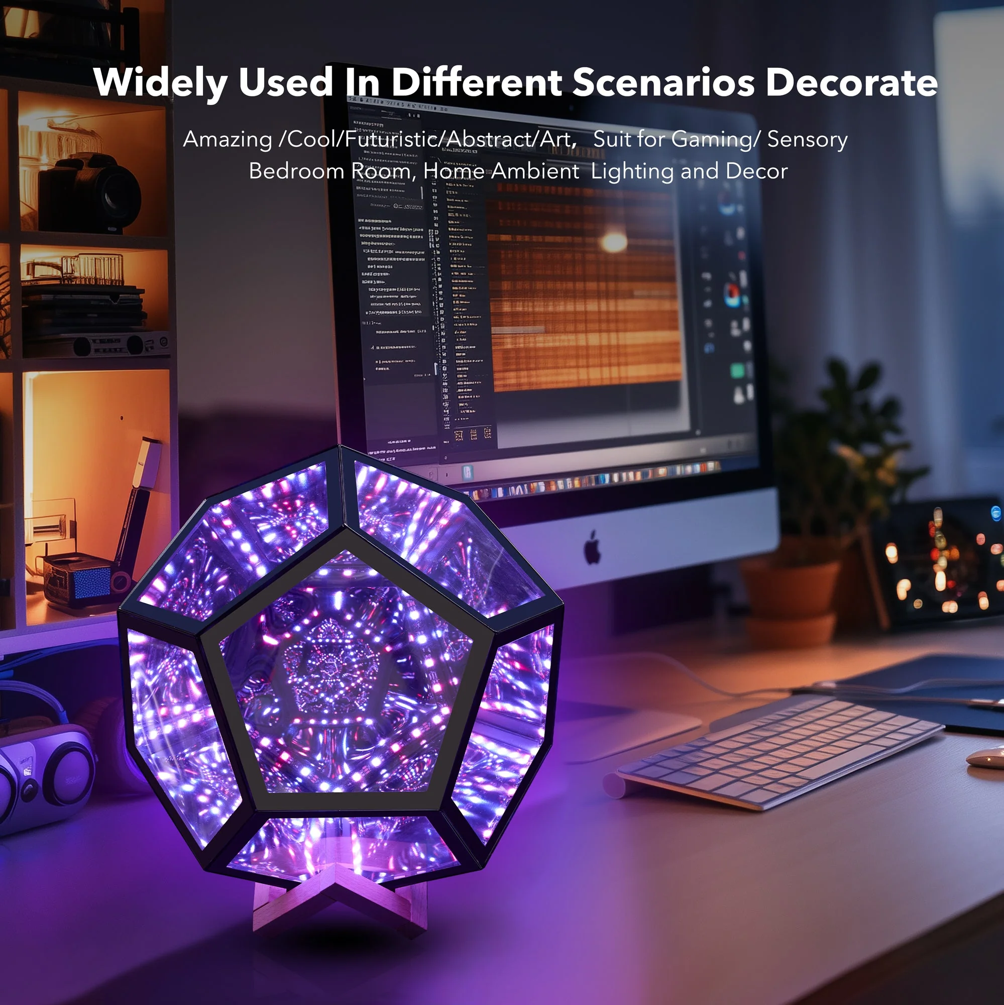 Infinity Dodecahedron Magic Table Lamp by EP Light - Image 9
