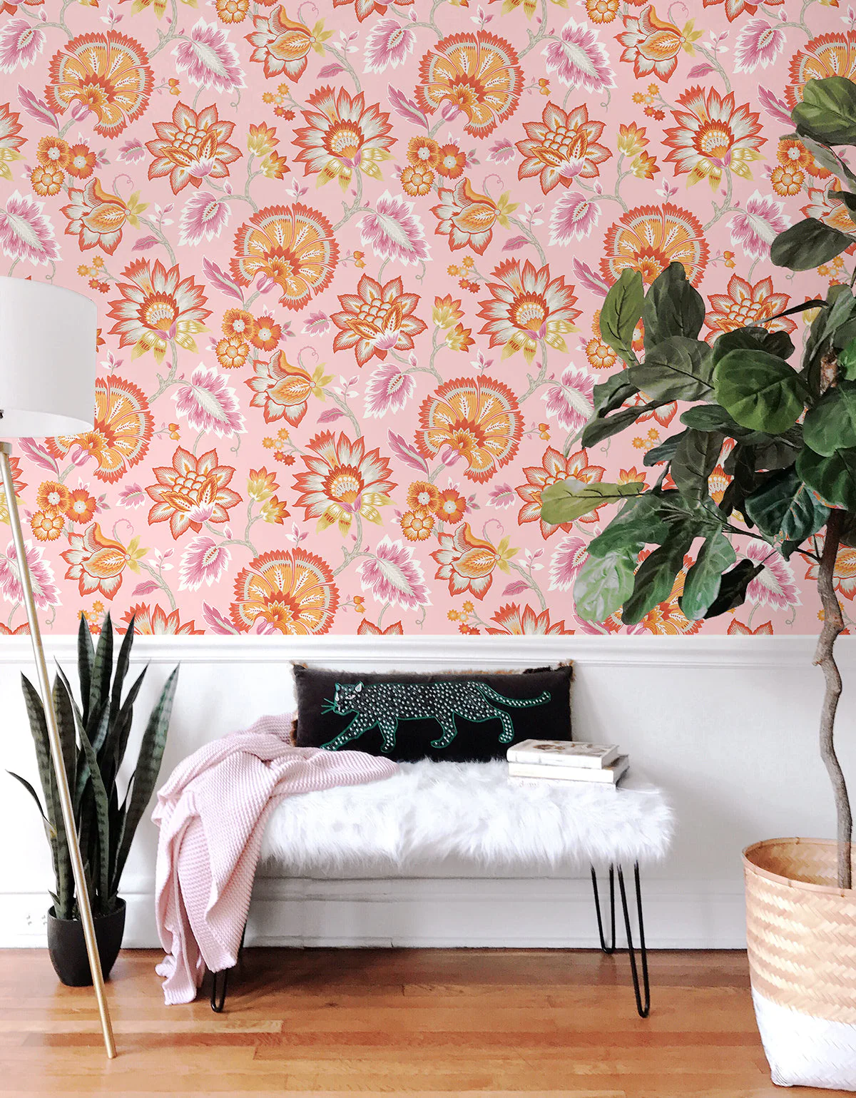 Jacobean Floral Peel and Stick Removable Wallpaper - Image 13