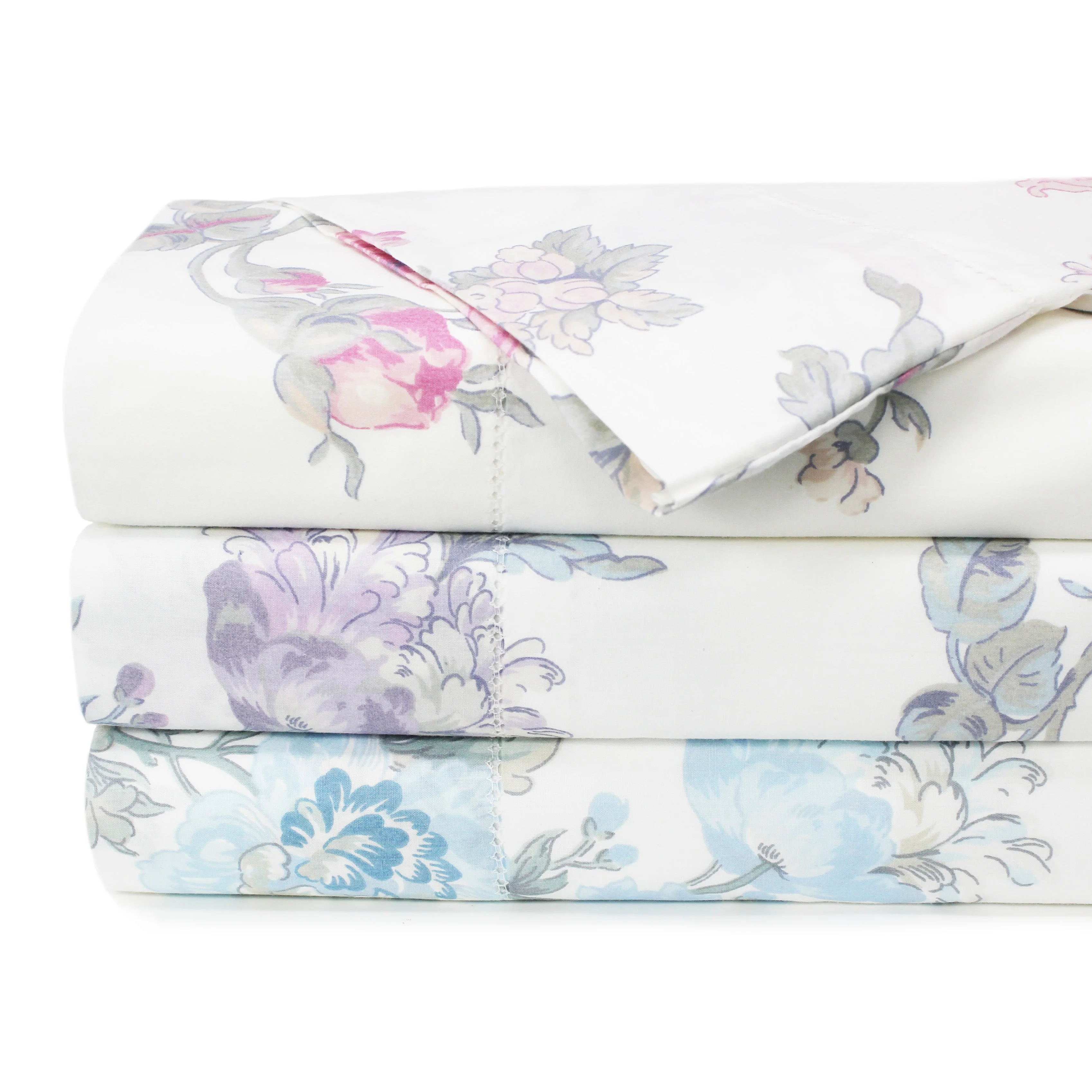 Jardin De Rose Printed Cotton Percale Duvet Set - Image 28