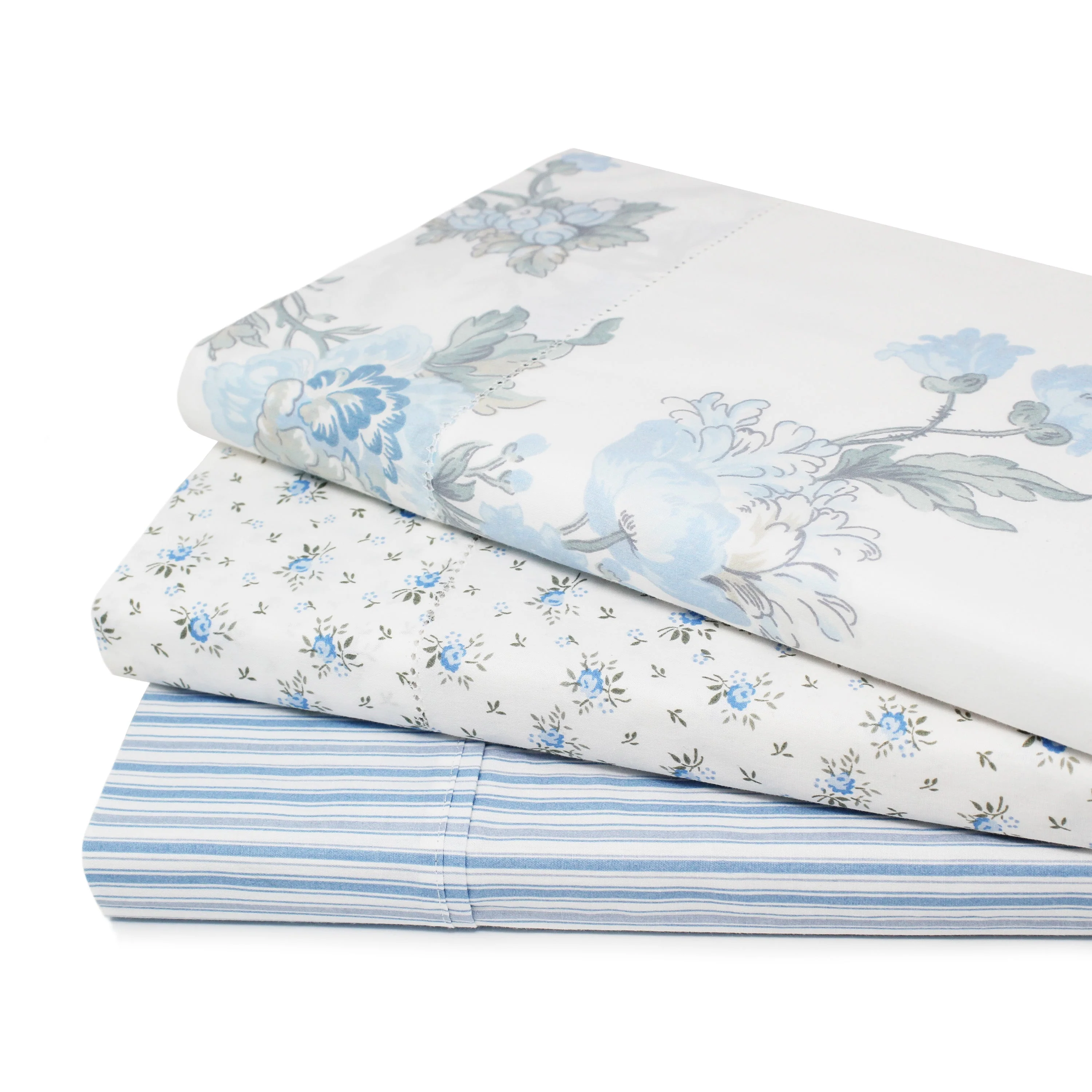 Jardin De Rose Printed Cotton Percale Sheet Set - Image 26