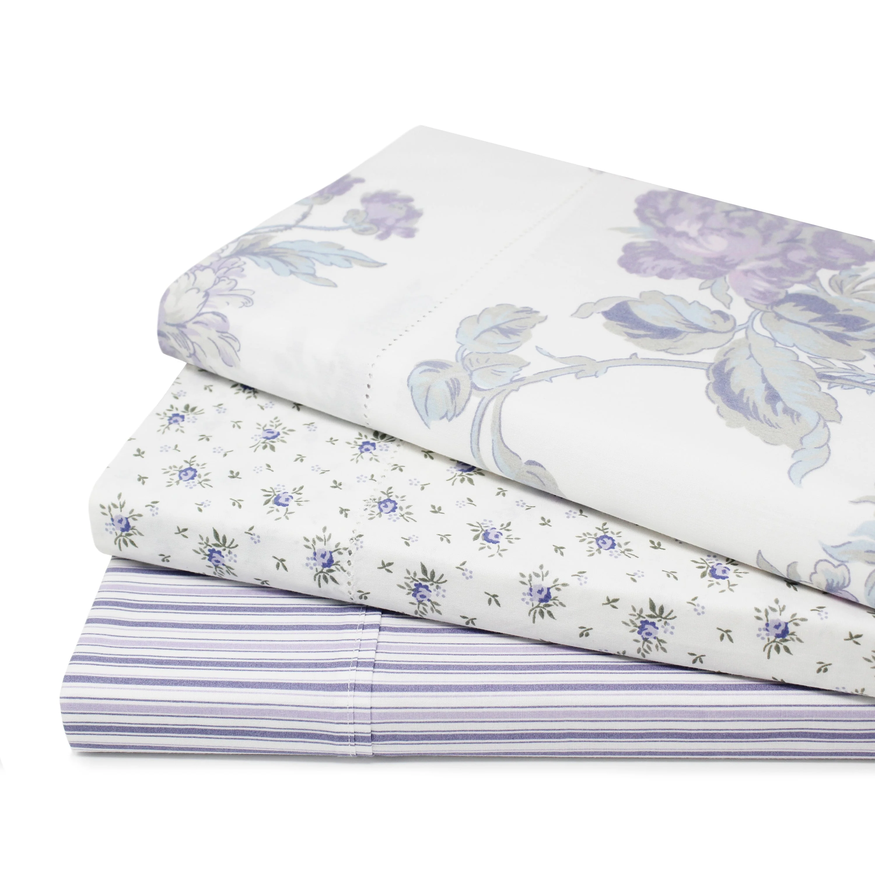 Jardin De Rose Printed Cotton Percale Sheet Set - Image 27