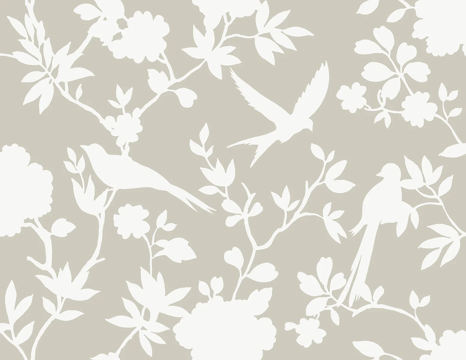Kauai Bird Toile Embossed Vinyl Unpasted Wallpaper - Image 10