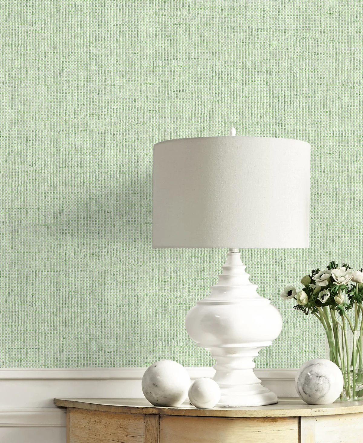 Kaya Faux Paperweave Embossed Vinyl Unpasted Wallpaper - Image 12