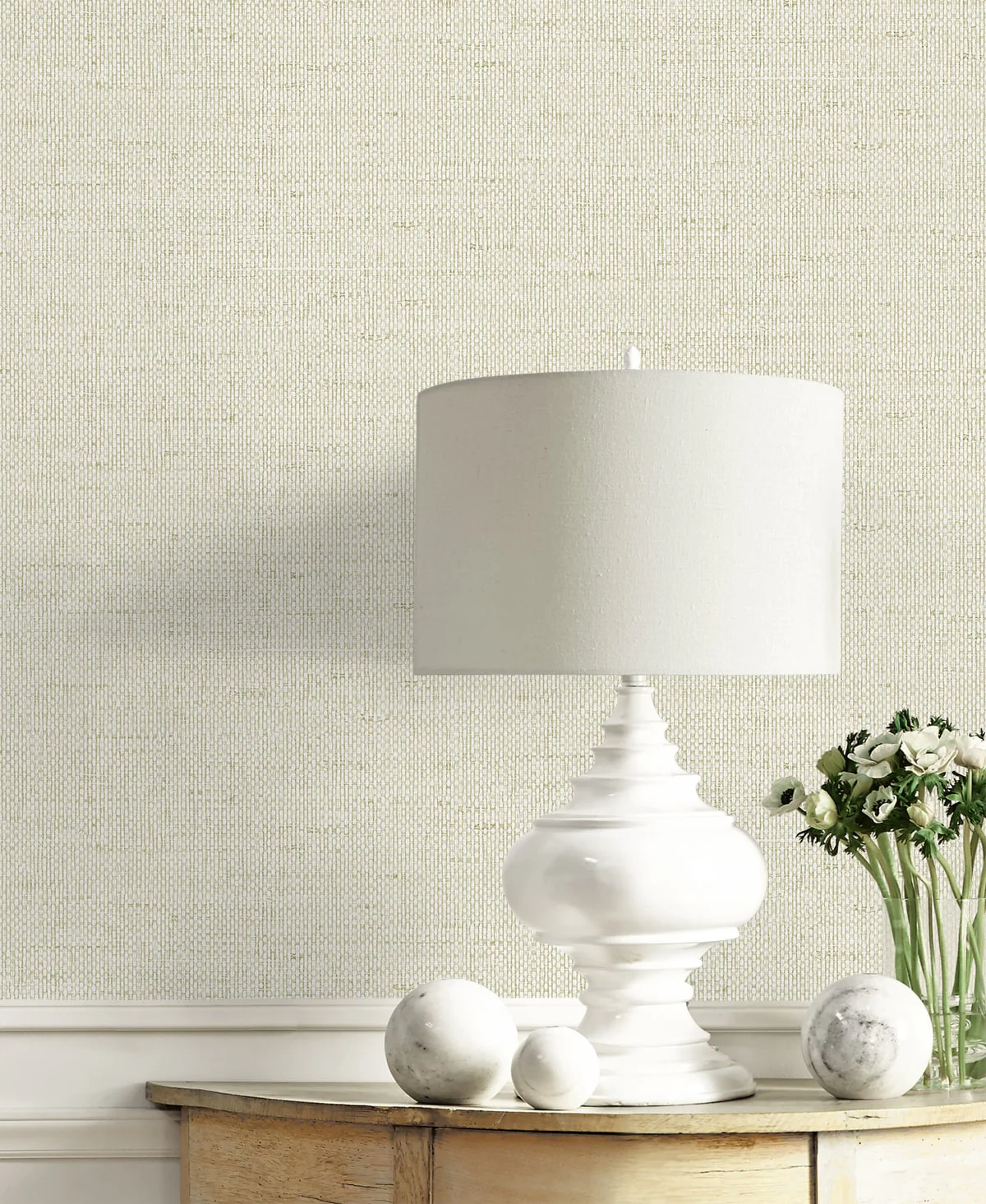Kaya Faux Paperweave Embossed Vinyl Unpasted Wallpaper - Image 15