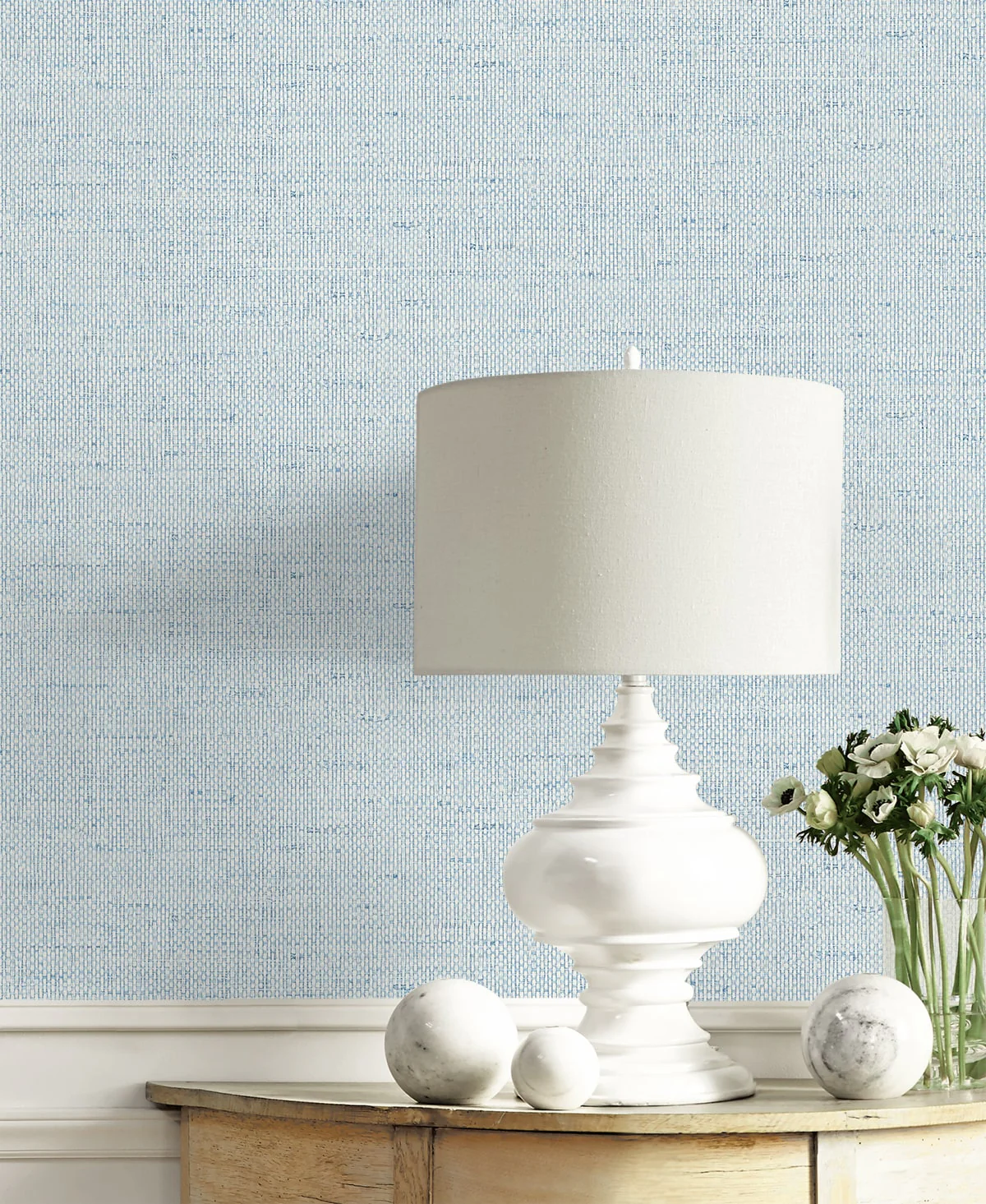Kaya Faux Paperweave Embossed Vinyl Unpasted Wallpaper - Image 27