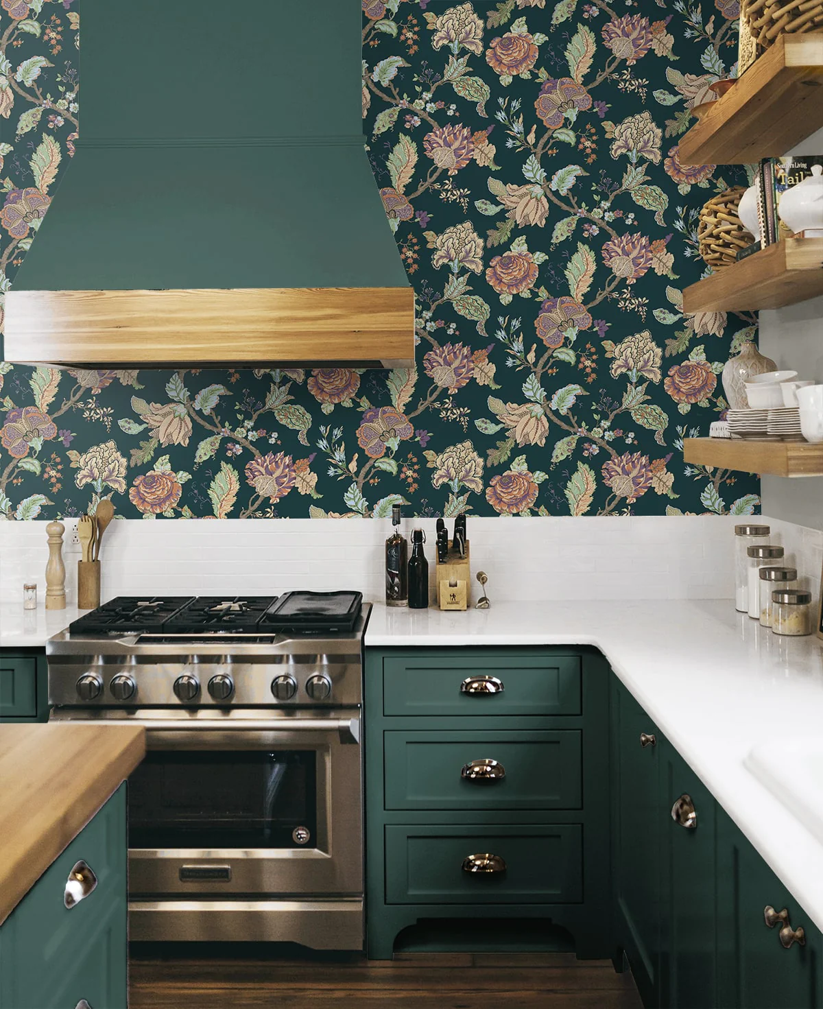 Kianna Jacobean Peel and Stick Removable Wallpaper - Image 21
