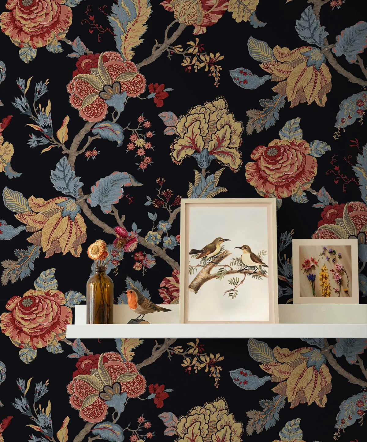Kianna Jacobean Peel and Stick Removable Wallpaper - Image 3