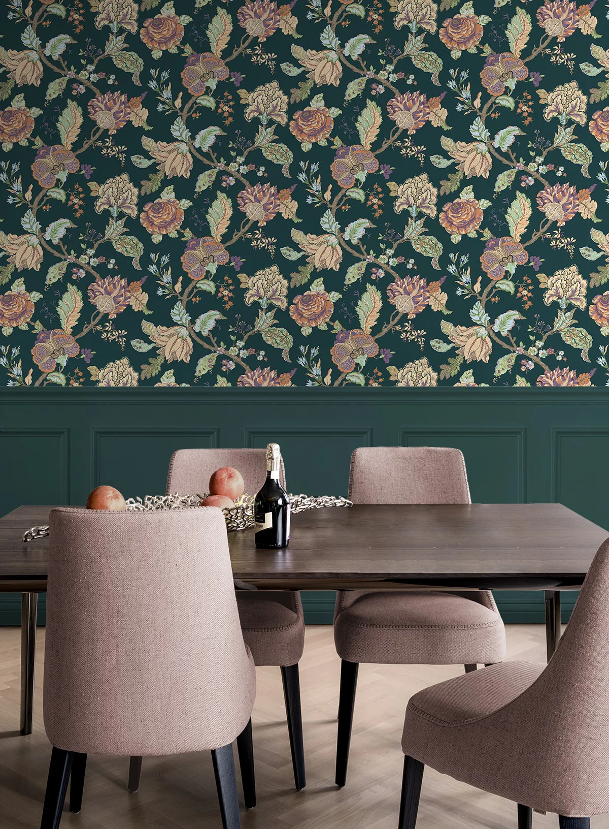 Lana Jacobean Floral Prepasted Wallpaper - Image 31
