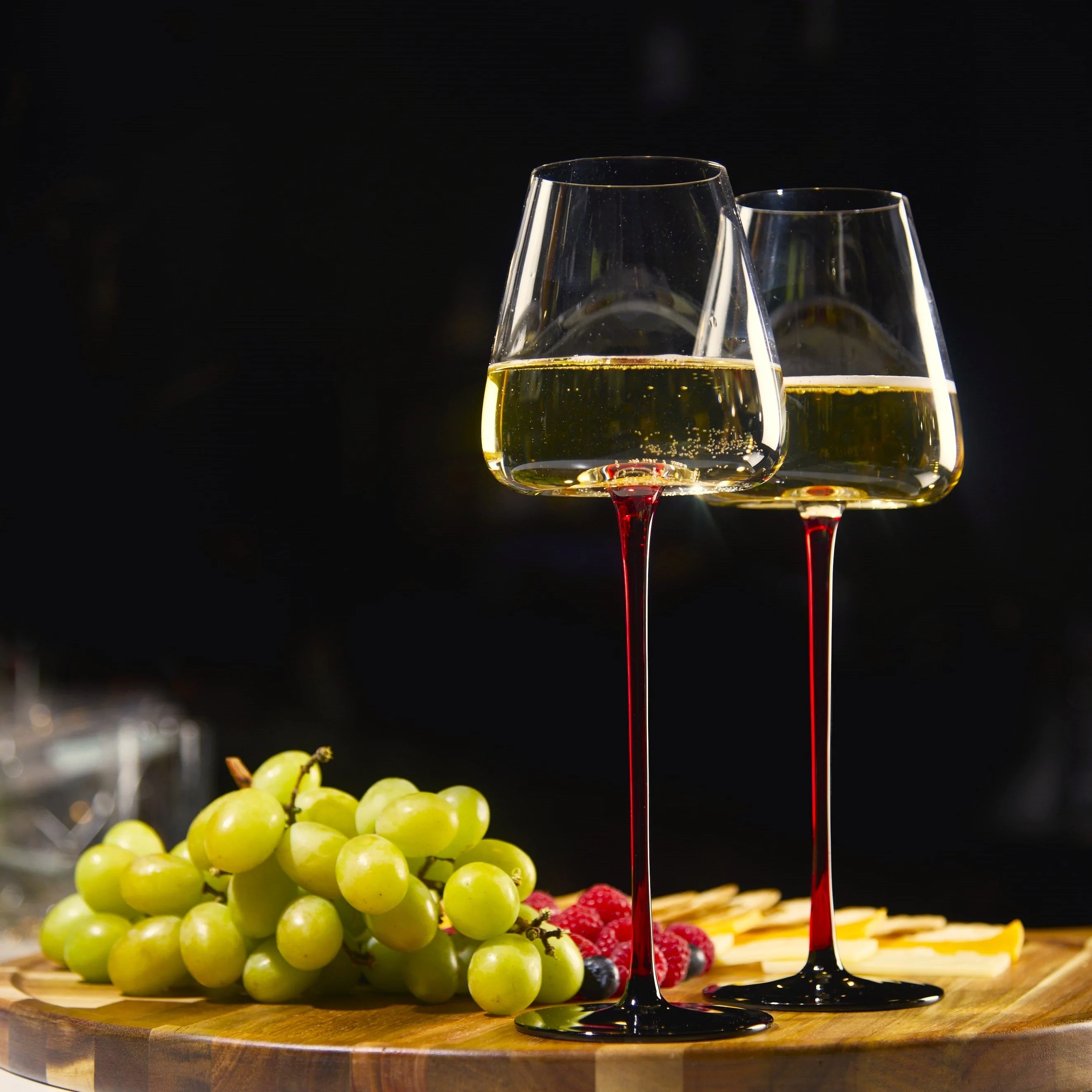 Large Concave Wine Glasses - 16oz - Image 4