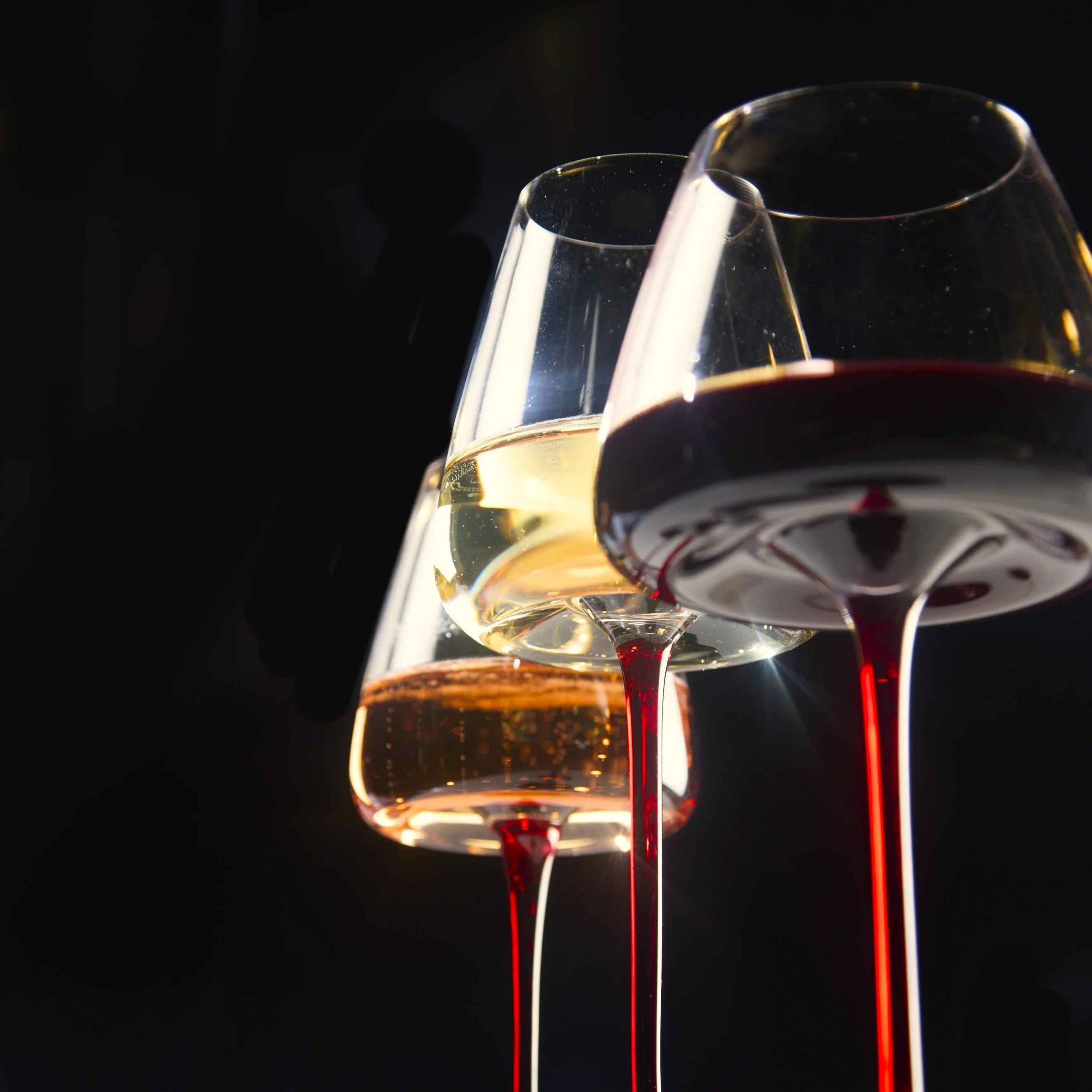 Large Concave Wine Glasses - 16oz - Image 5