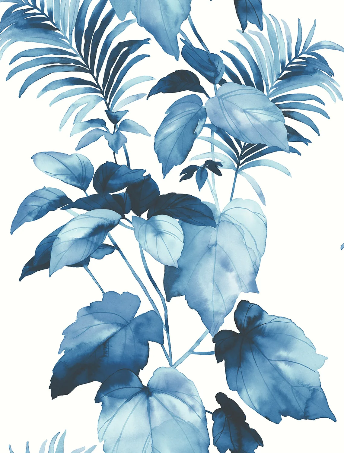 Leaf Stripe Botanical Peel and Stick Removable Wallpaper - Image 6