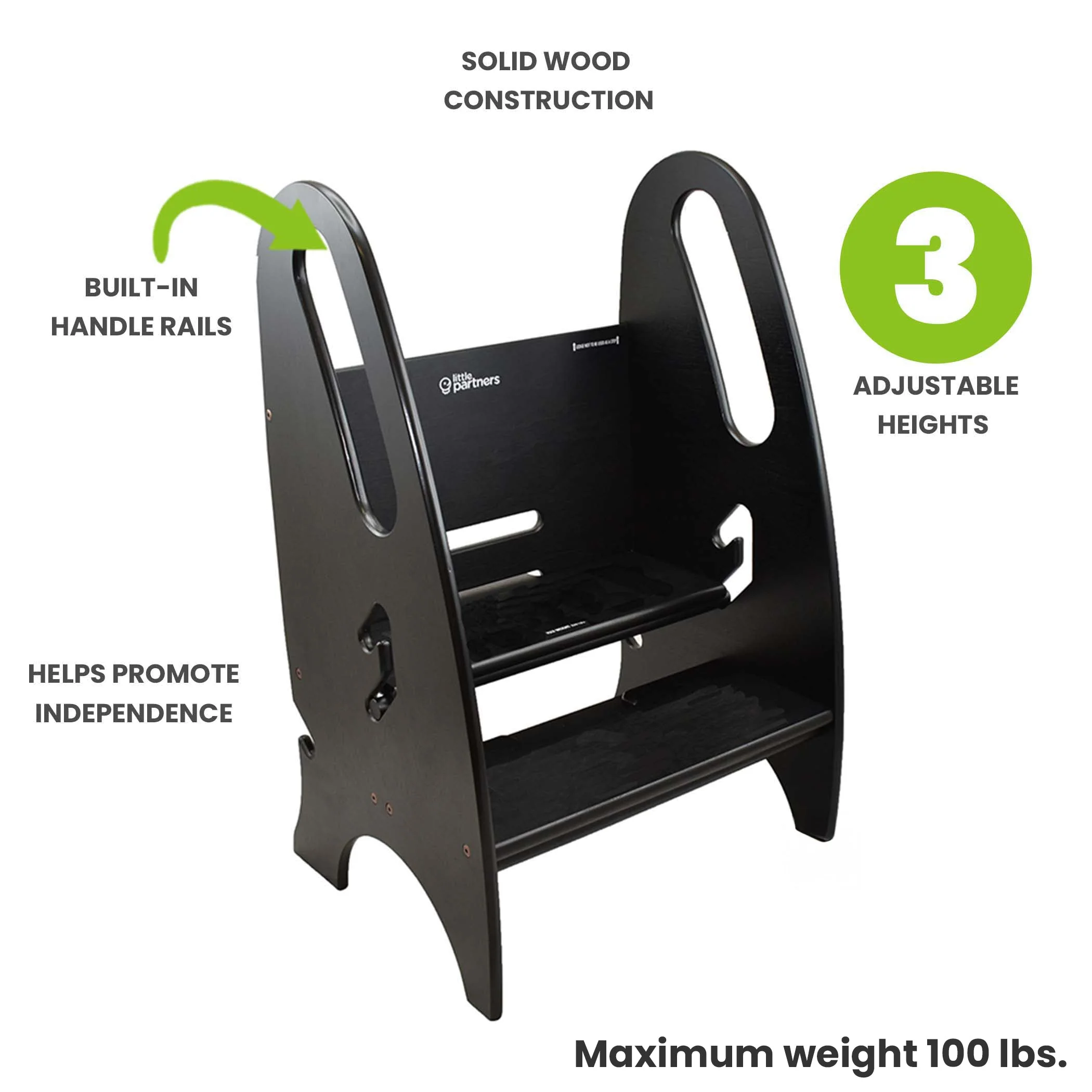 Little Partners 3-in-1 Growing Step Stool - Image 11