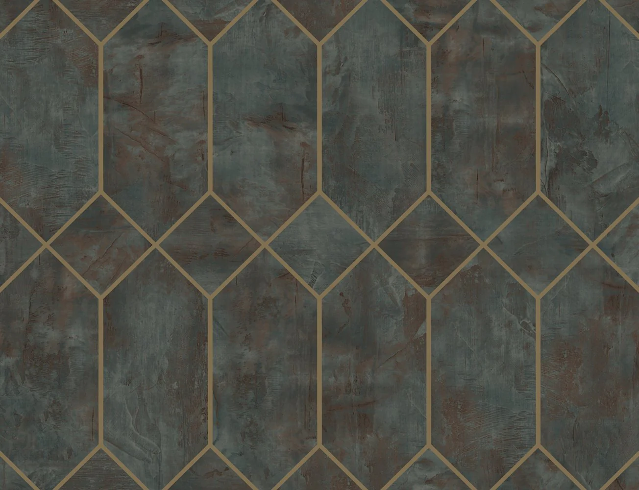 Living with Art Geometric Faux Unpasted Wallpaper - Image 5