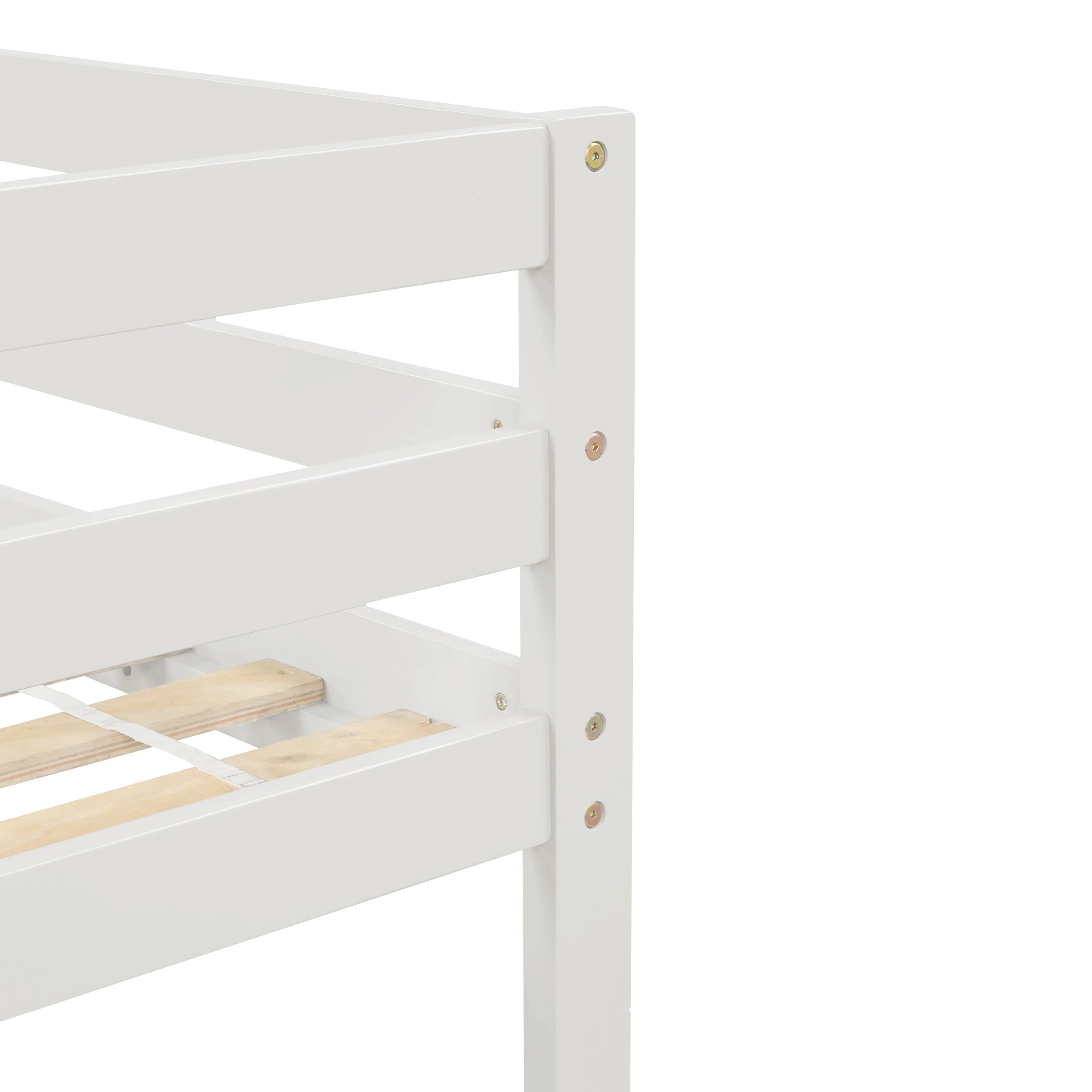 Loft Bed with Staircase - White - Image 9