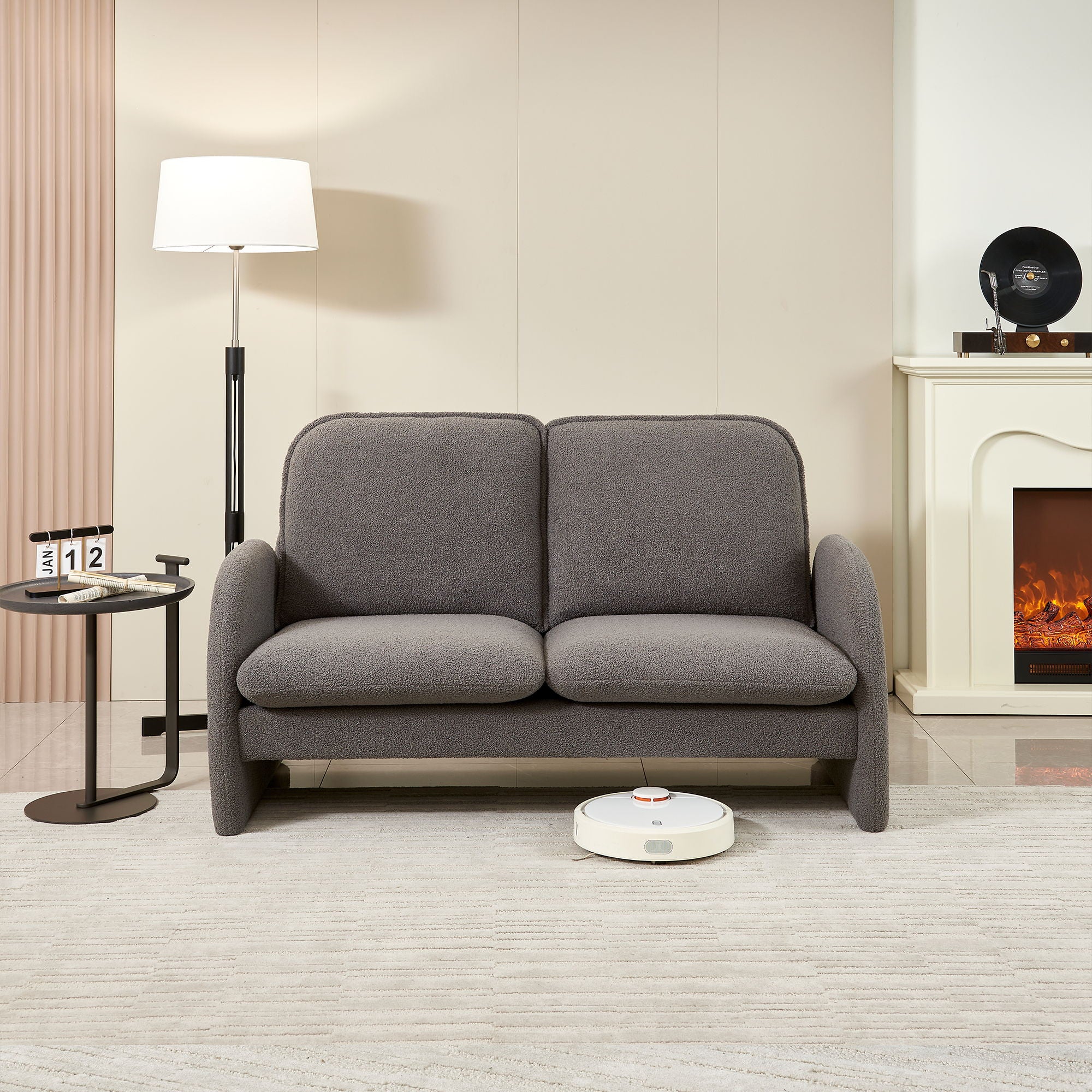Upholstered Loveseat Sofa Small Couch - Image 12