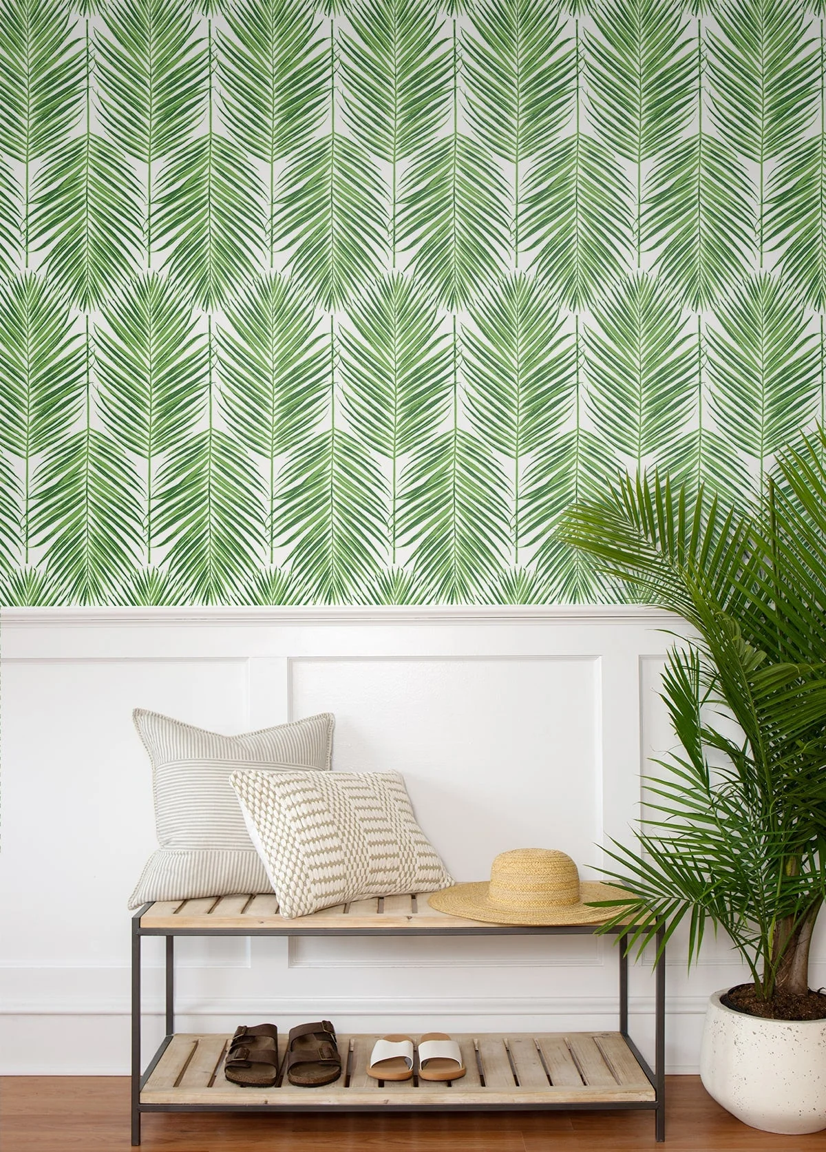 Marina Palm Coastal Unpasted Wallpaper - Image 4