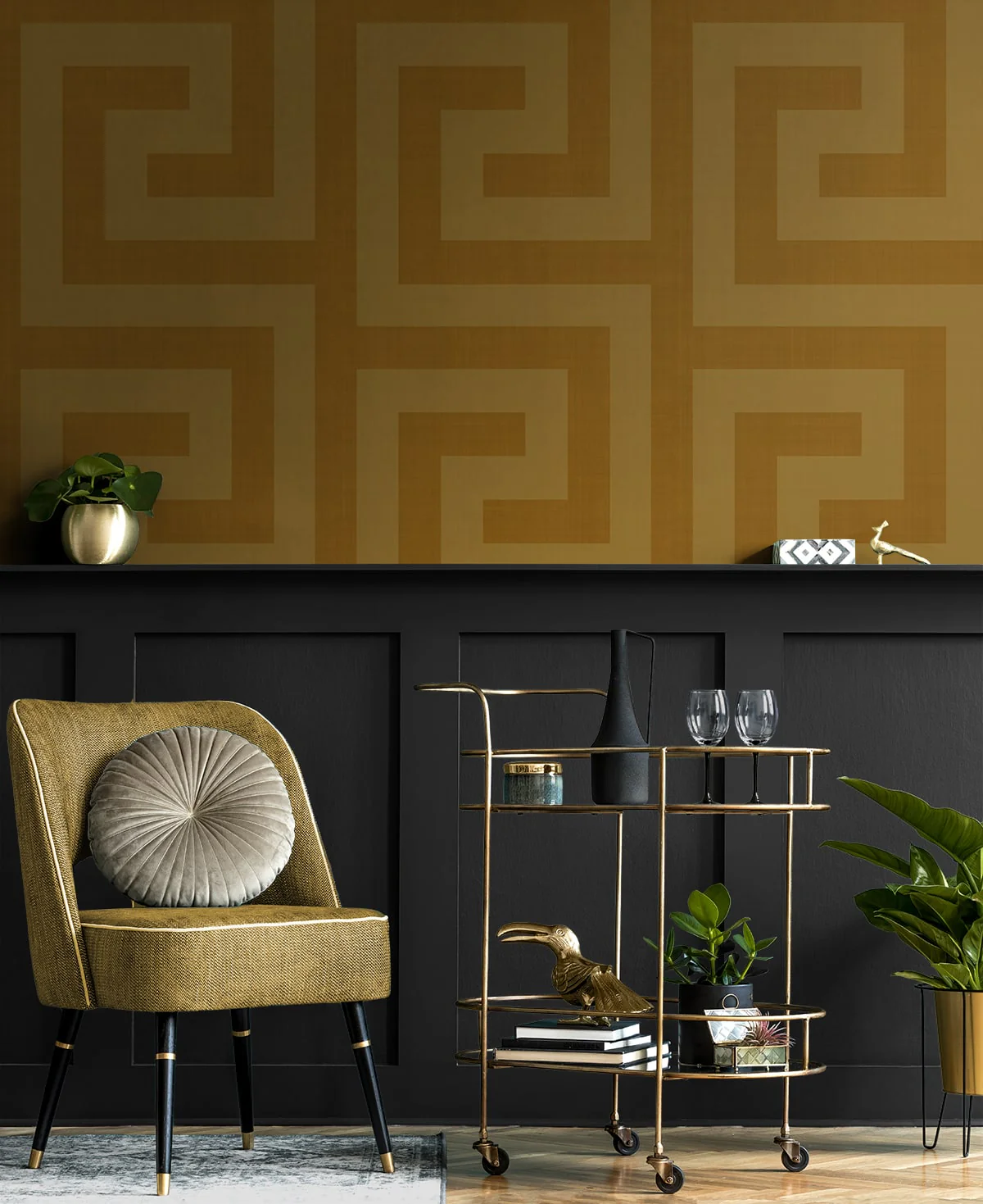 Maze Geo Peel and Stick Removable Wallpaper - Image 12