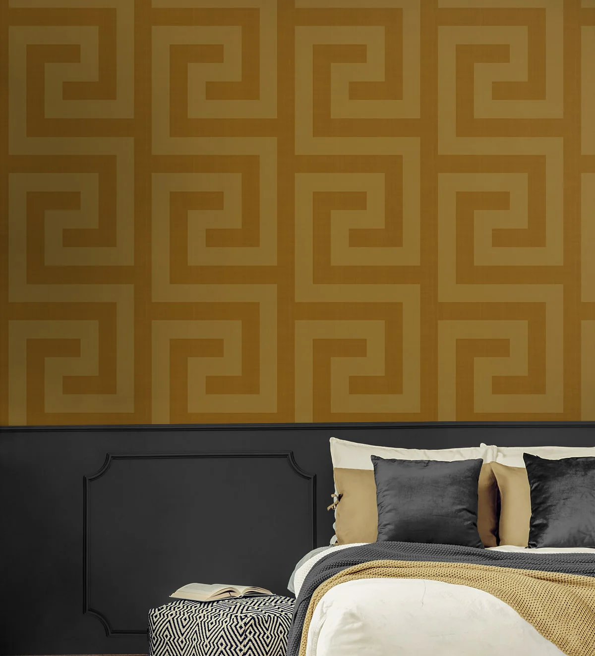 Maze Geo Peel and Stick Removable Wallpaper - Image 14