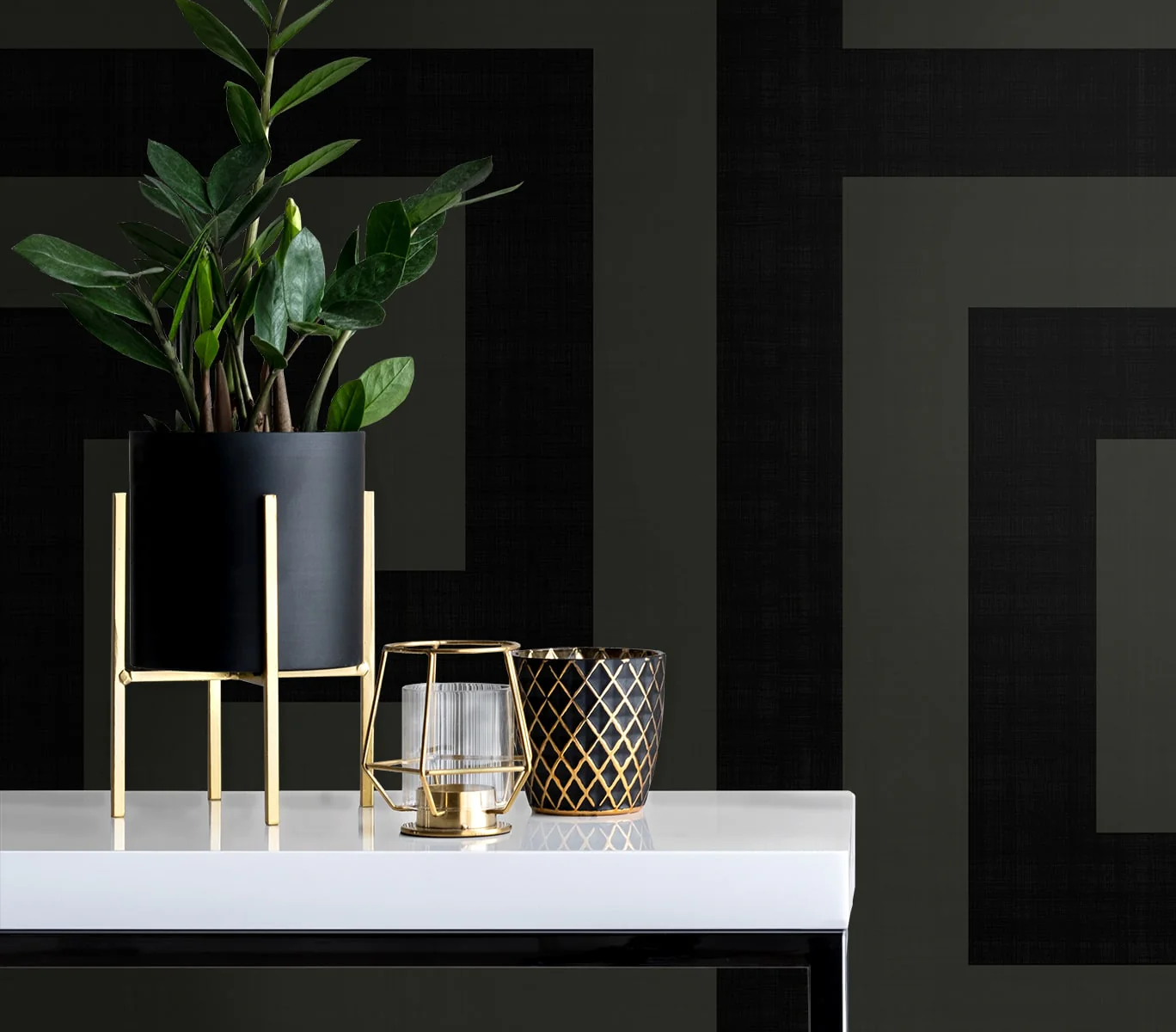 Maze Geo Peel and Stick Removable Wallpaper - Image 7