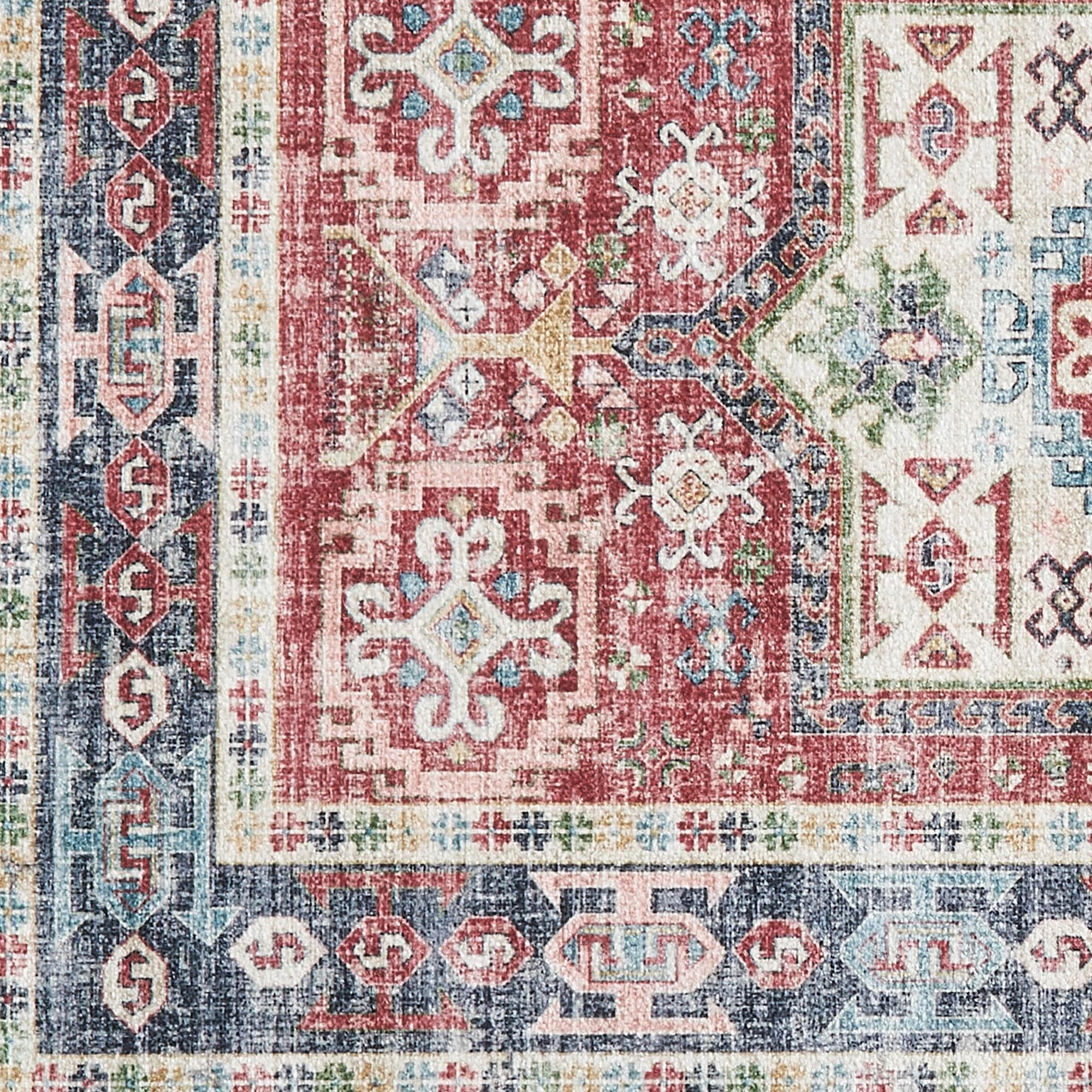 Medallion Machine Washable Accent Runner 2'4" x 7' - Nava Collection - Image 15