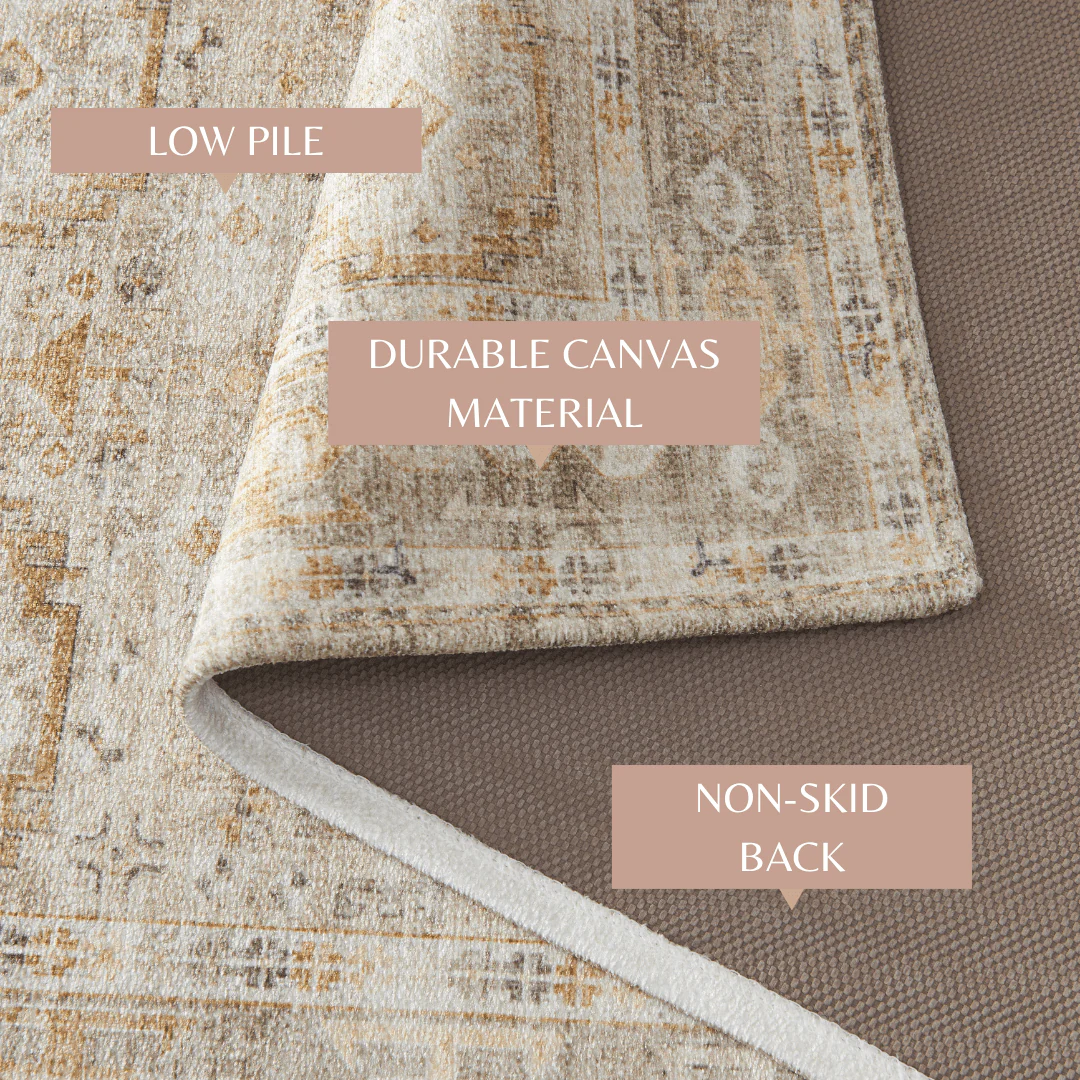Medallion Machine Washable Accent Runner 2'4" x 7' - Nava Collection - Image 9