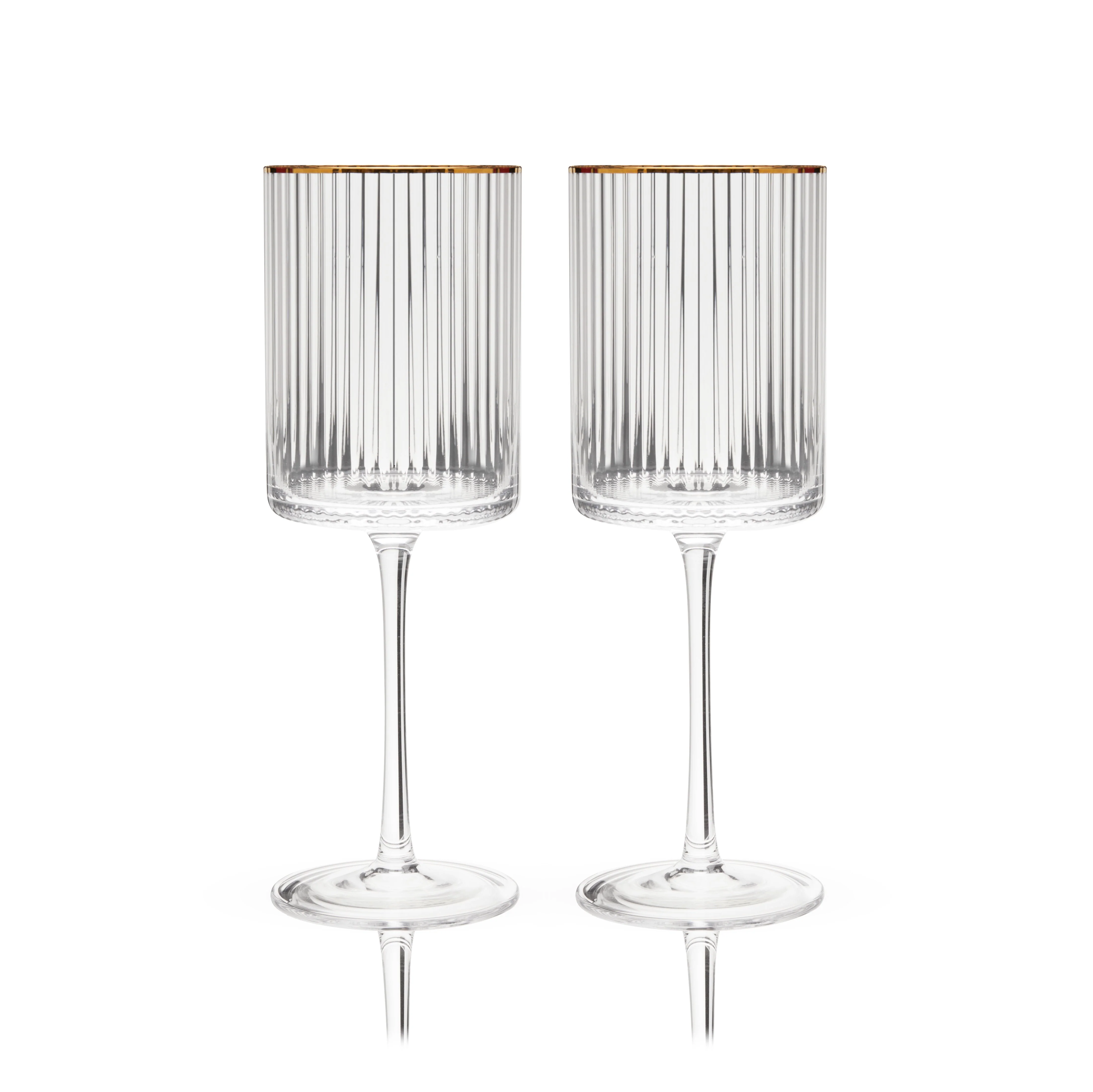 Meridian Crystal Wine Glasses Set of 2 - Image 4