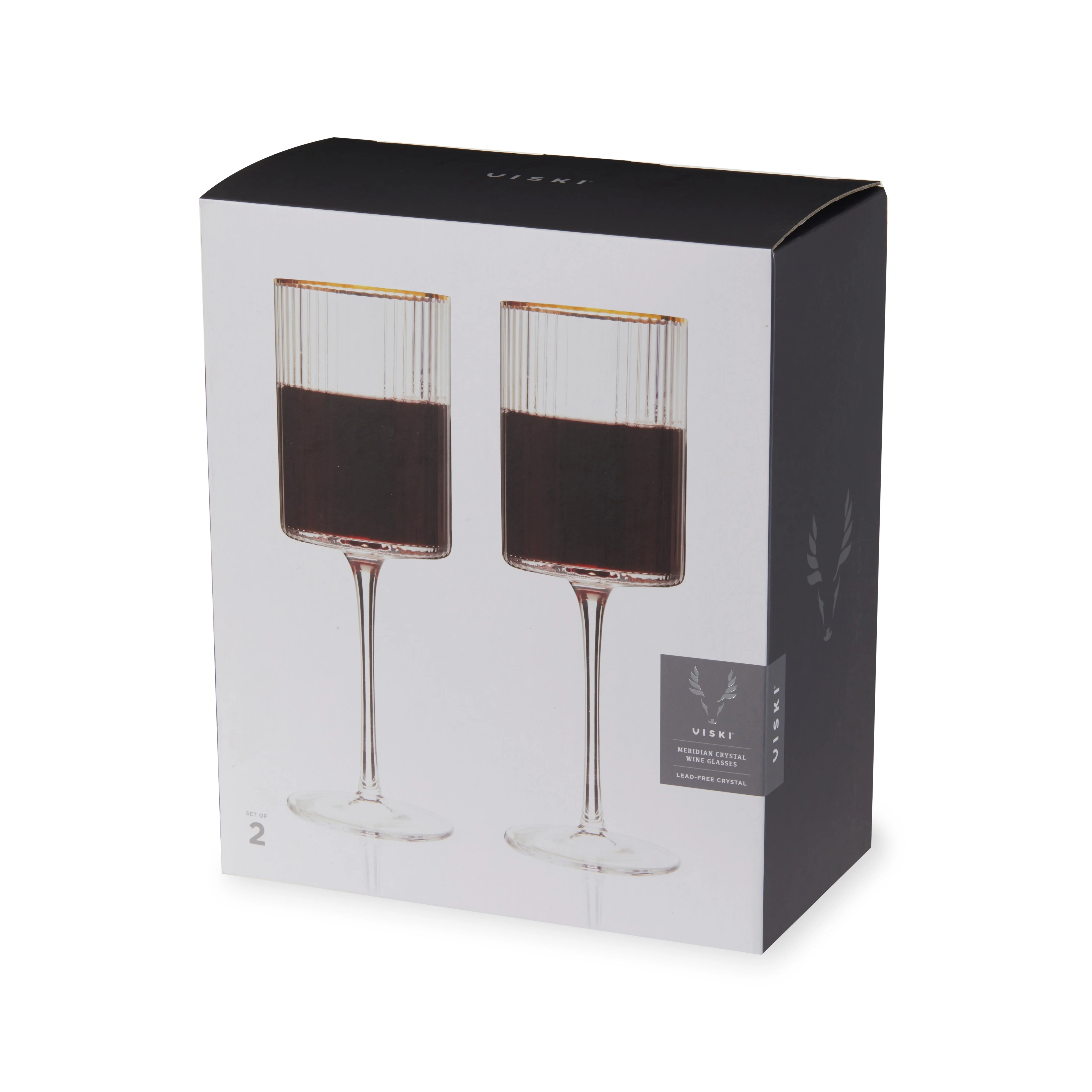 Meridian Crystal Wine Glasses Set of 2 - Image 7