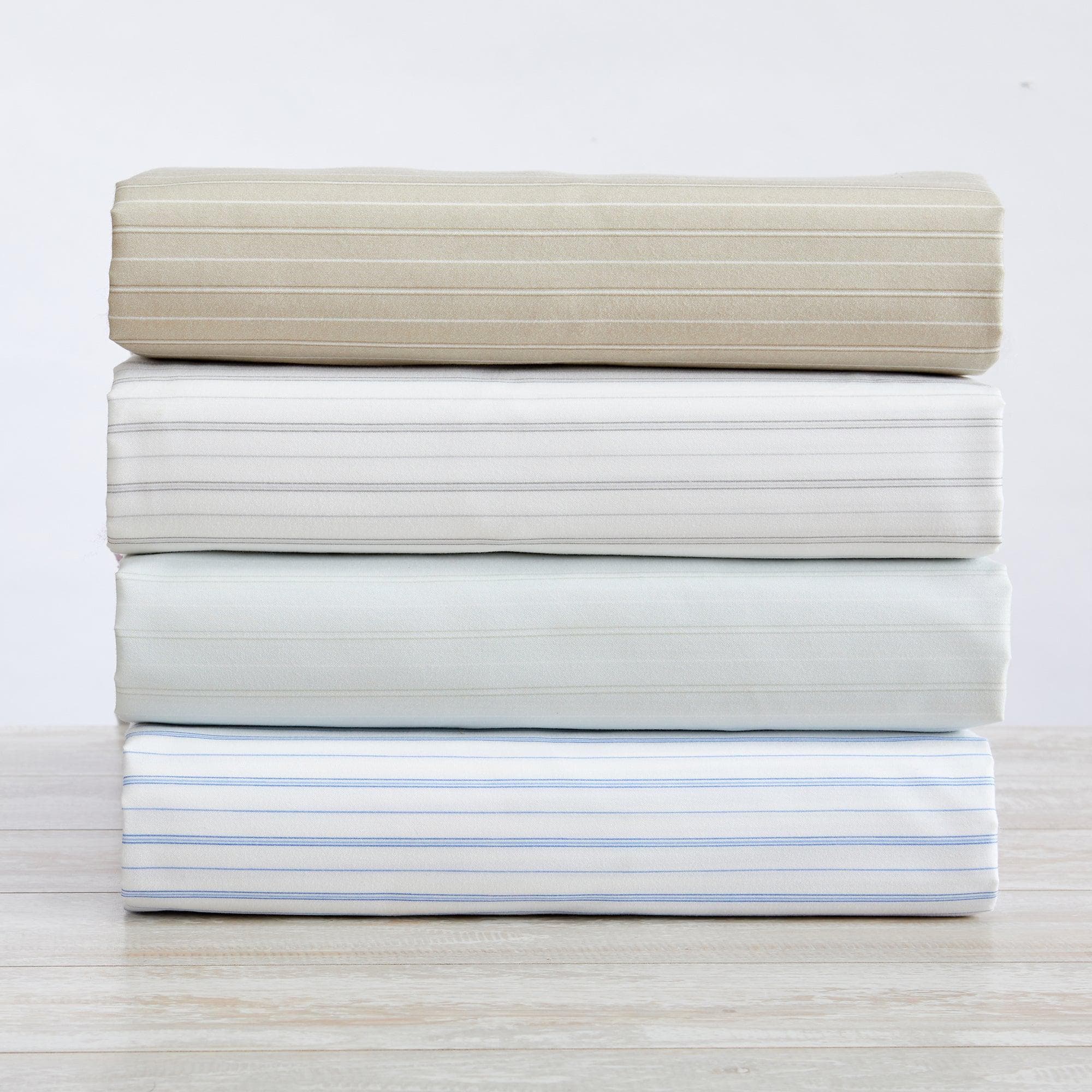 Microfiber Stripe Sheet Set - Adeline Collection - Image 13