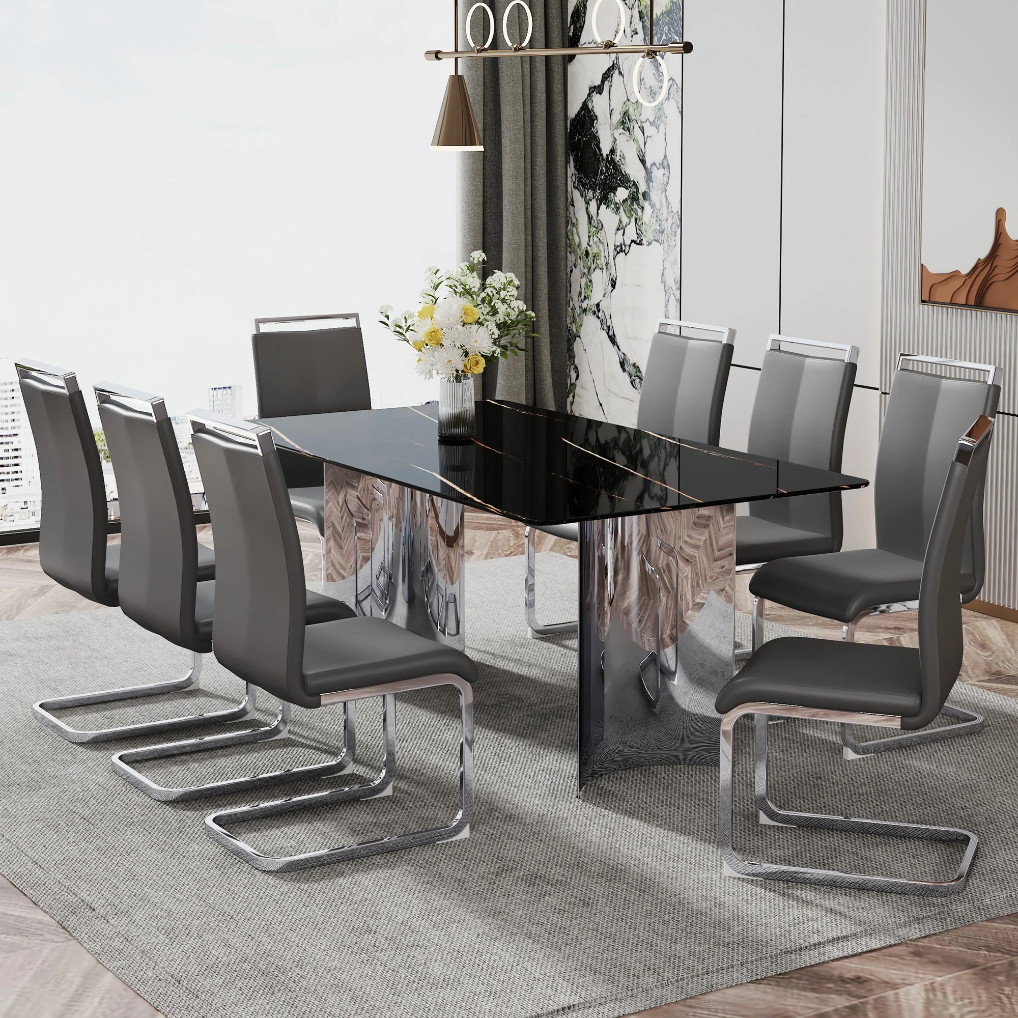 Modern Minimalist Dining Table - Image 11