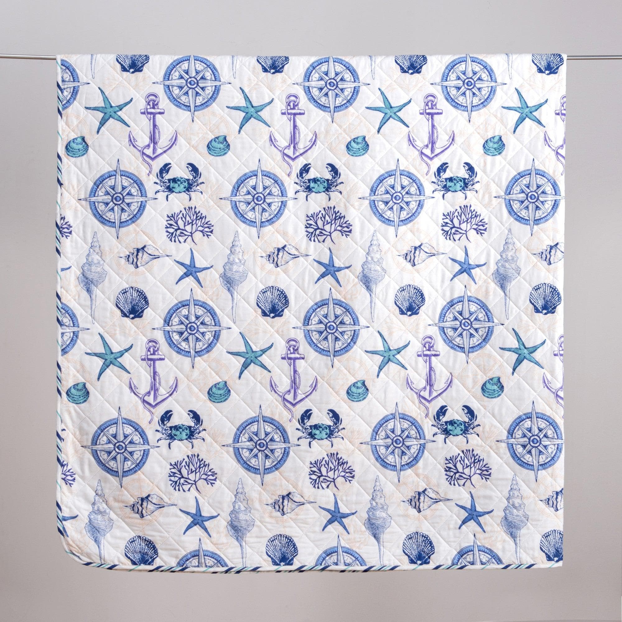 Nautical Anchor Quilt Set - Azure Collection - Image 3