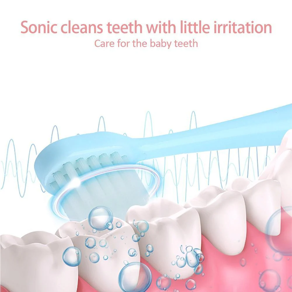 Cartoon Pattern Electric Toothbrush For Kids, Age 3-13 - Image 4