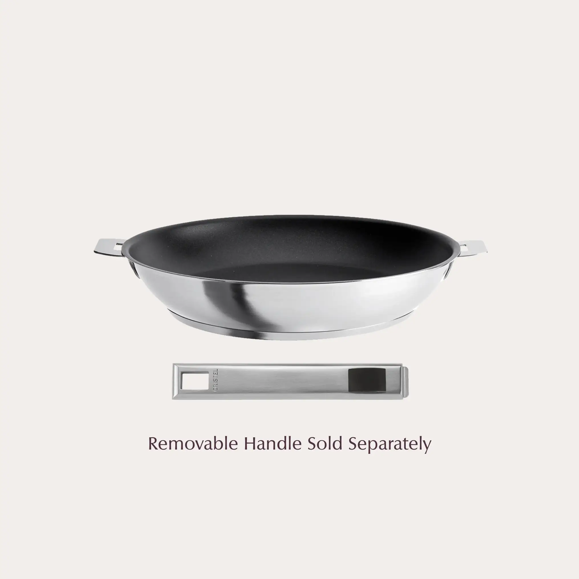 Cristel Non-Stick Deep Frying Pan